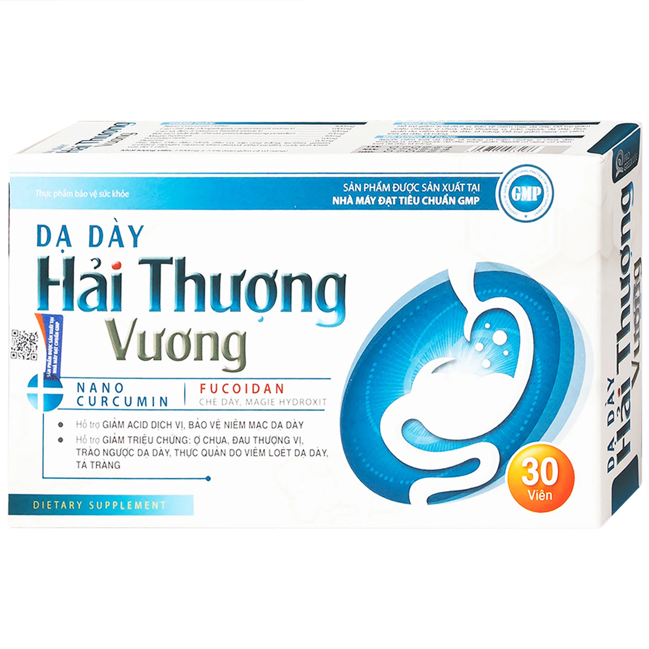 Viên uống hỗ trợ giảm acid dịch vị, bảo vệ niêm mạc dạ dày Dạ Dày Hải Thượng Vương (30 viên)
