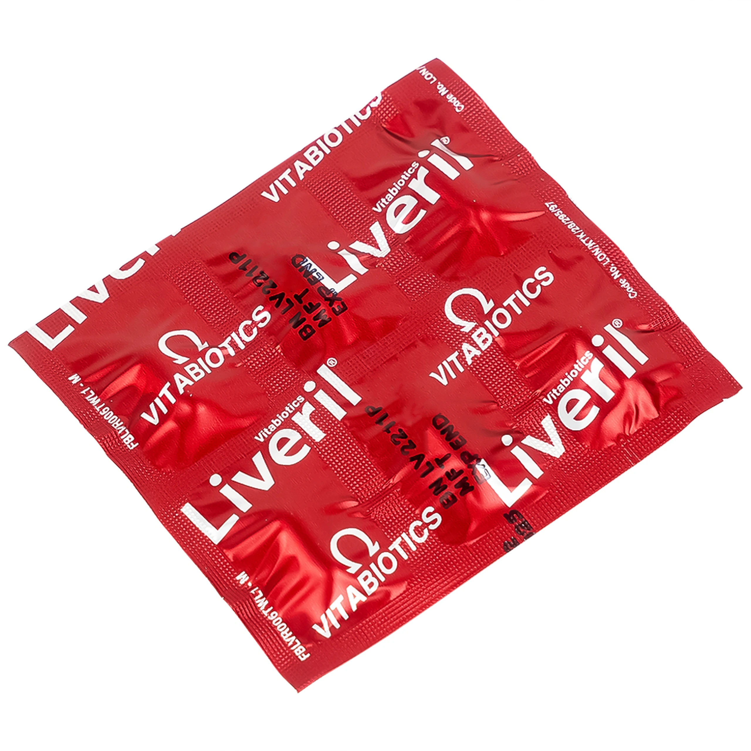 Viên uống hỗ trợ tăng cường chức năng gan Liveril Vitabiotics (5 vỉ x 6 viên)