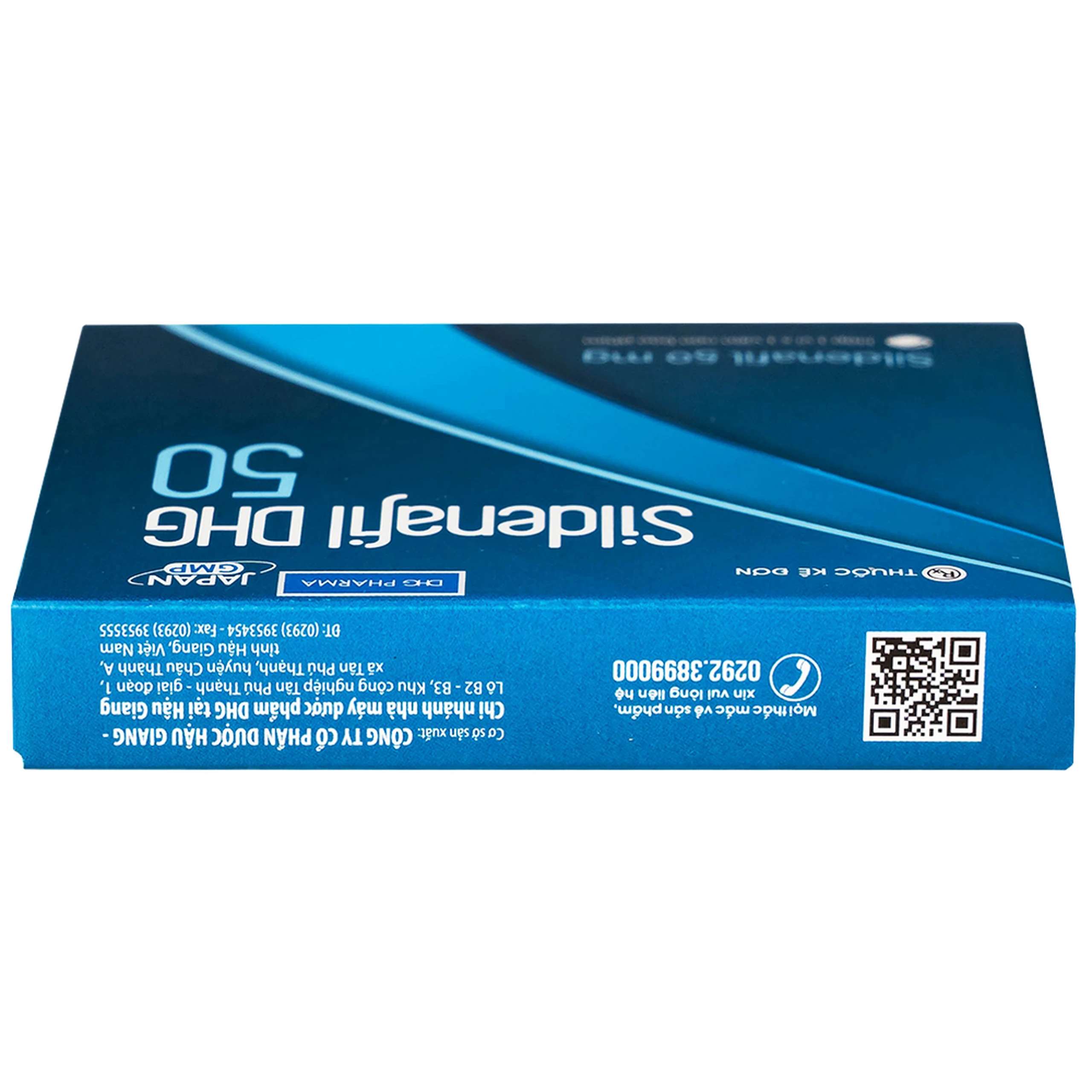 Thuốc Sildenafil 50 DHG điều trị các tình trạng rối loạn cương dương (1 vỉ x 1 viên)