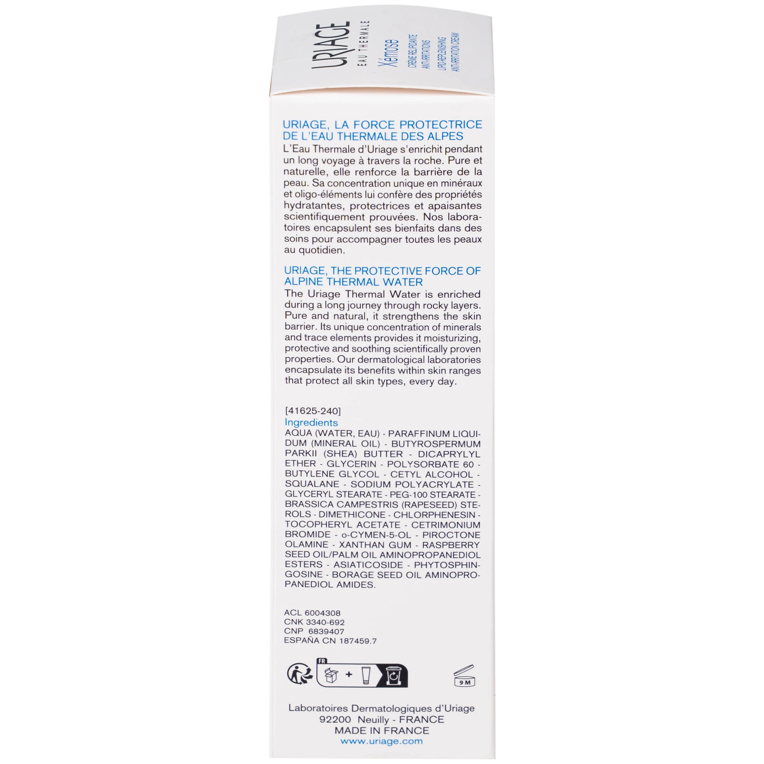 Kem bôi viêm da cơ địa Uriage Xemose Crème Replipidante Anti-irriations 200ml