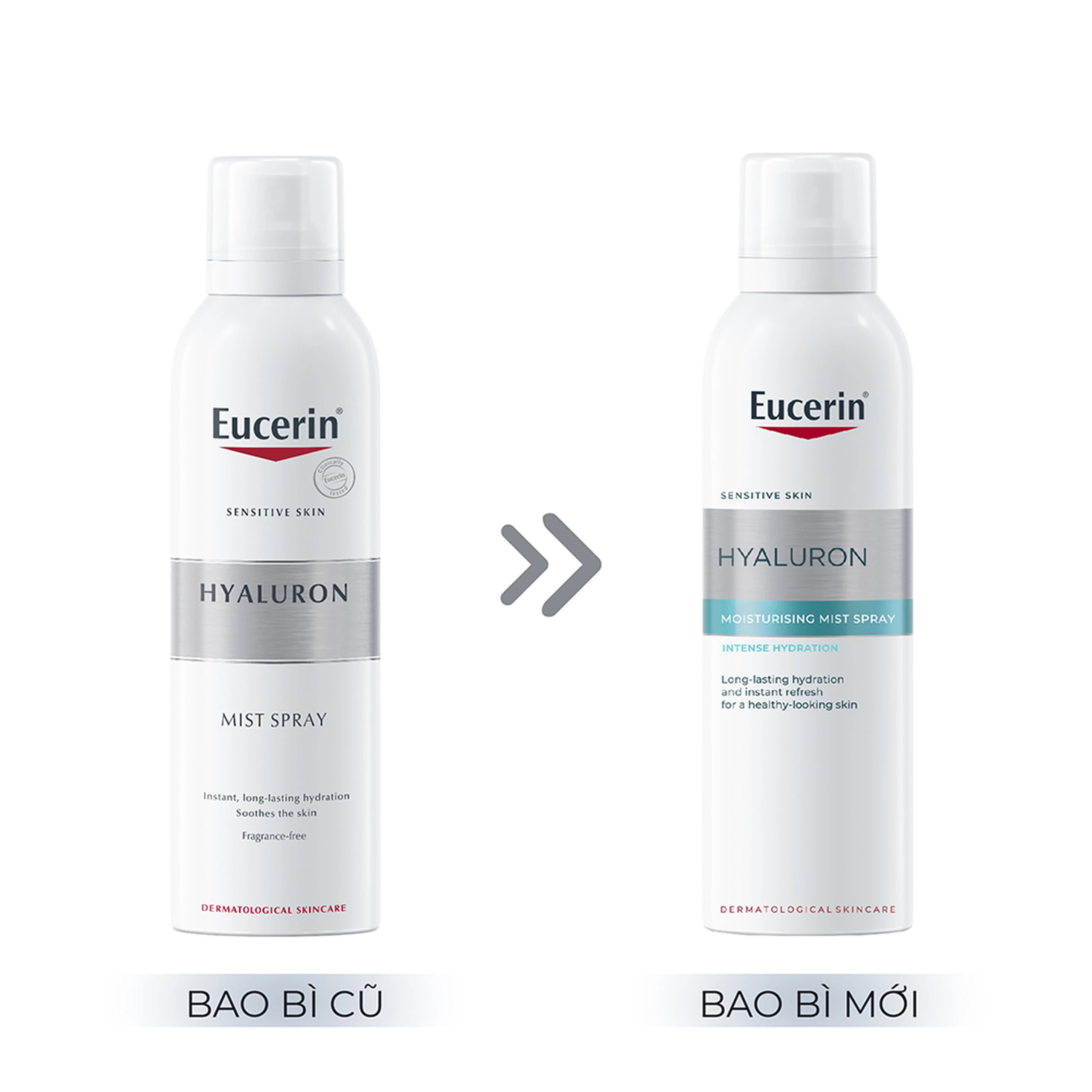 Xịt khoáng Eucerin Hyaluron Mist Spray cung cấp độ ẩm, làm dịu da (150ml)