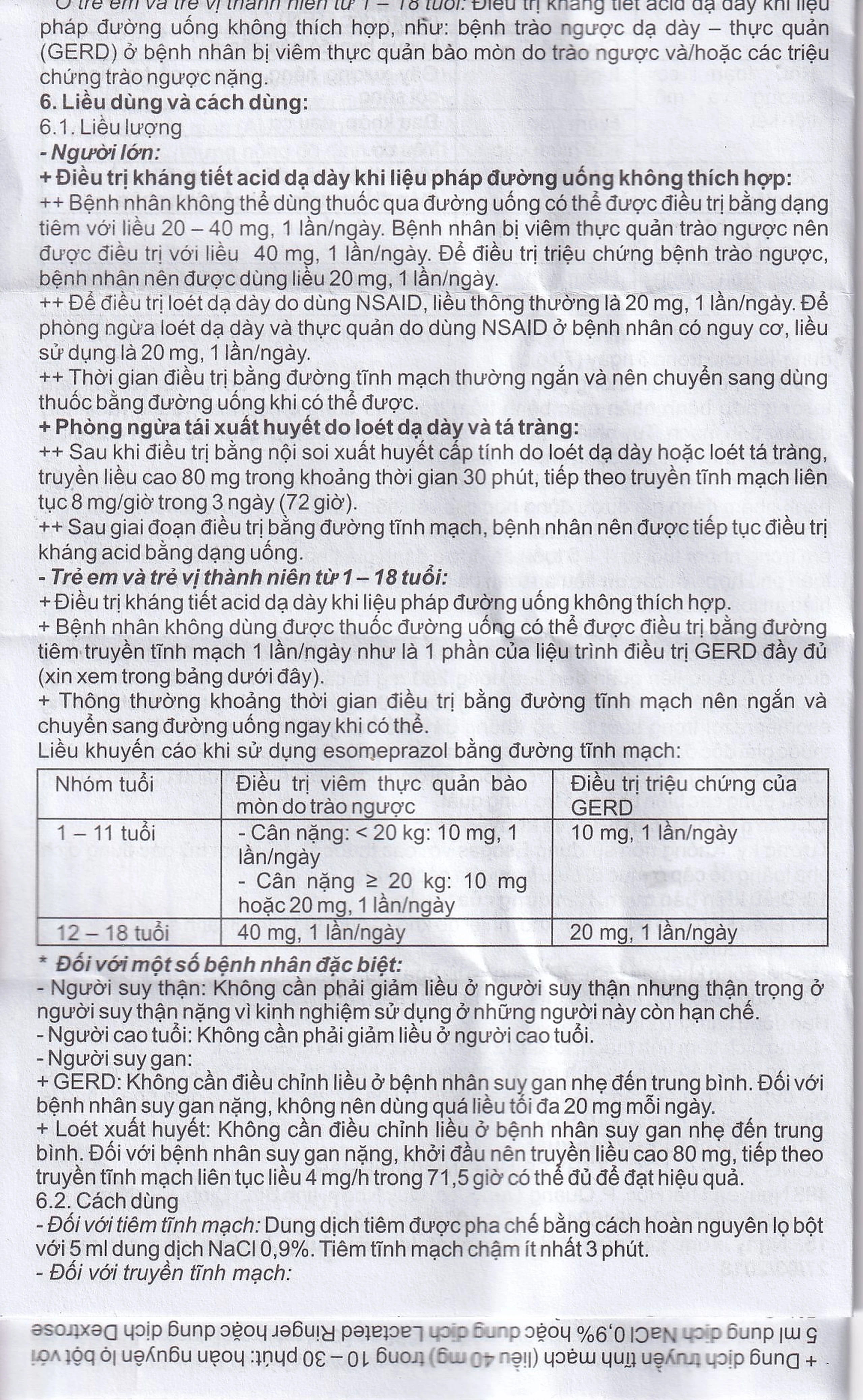 Thuốc Esogas 40mg Bidiphar điều trị kháng tiết acid dạ dày (1 lọ + 1 ống 5ml)