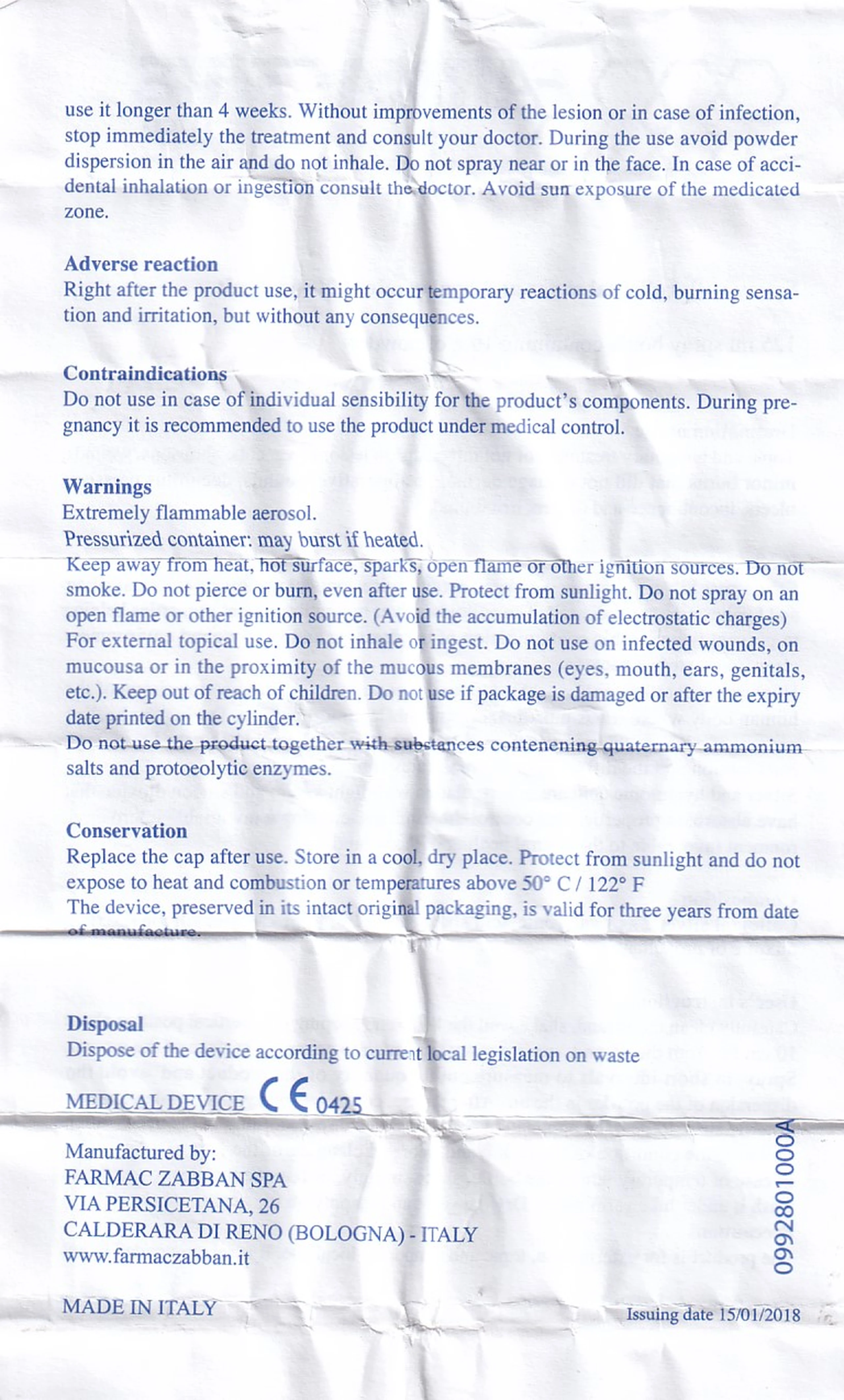 Xịt phủ vết thương, vết bỏng Farmactive Silver Spray 125ml giúp bảo vệ làm lành vết thương