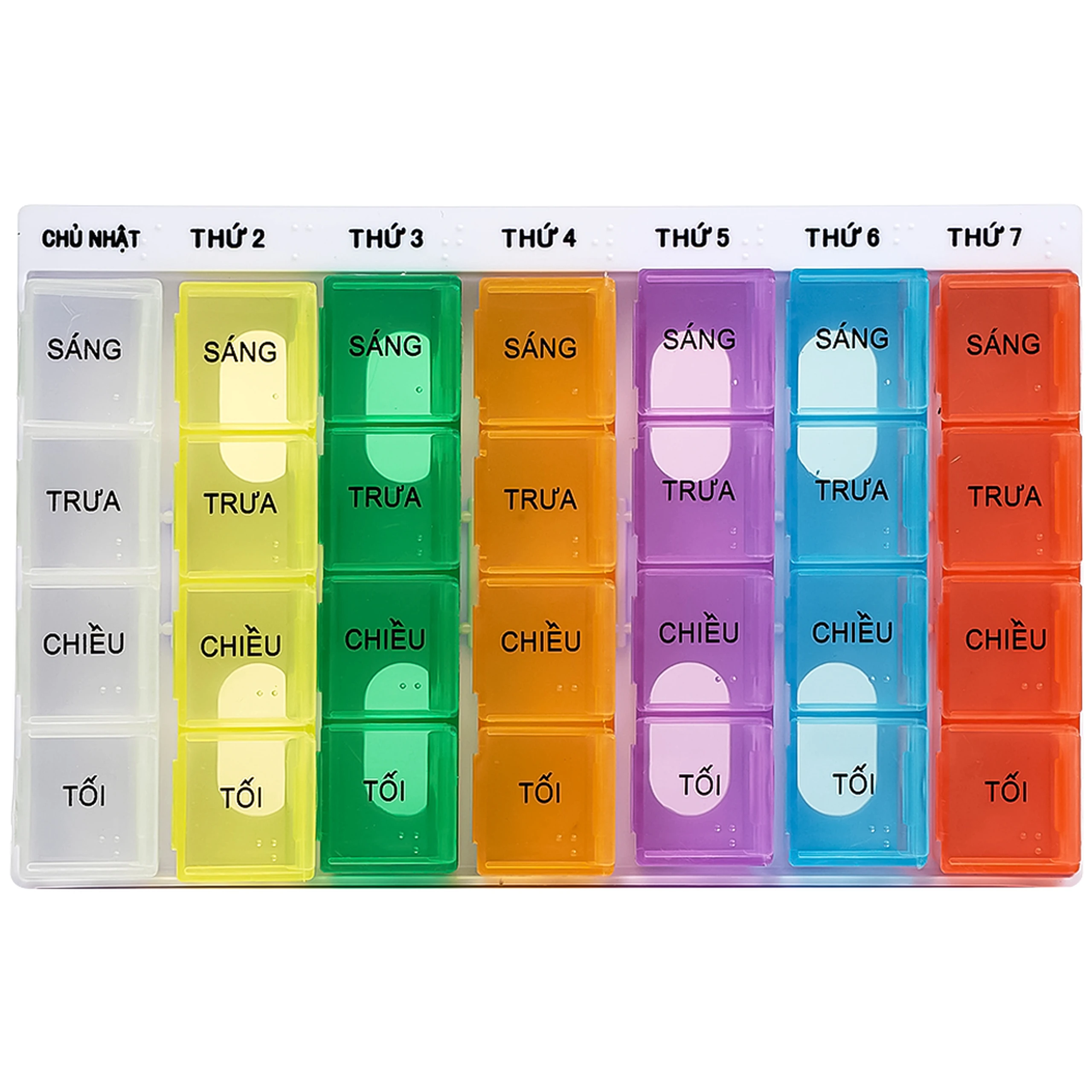 Hộp Phân Liều Thuốc Dùng Trong 1 Tuần (28 Ngăn) PT Medical