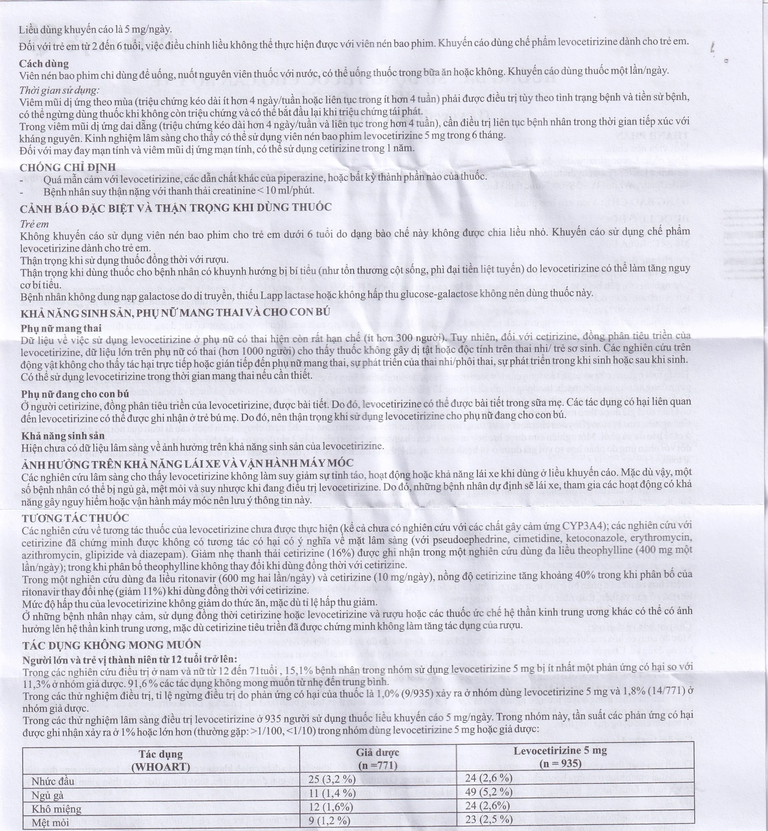 Thuốc Histalong - L 5mg Dr. Reddy điều trị triệu chứng viêm mũi dị ứng (2 vỉ x 10 viên)