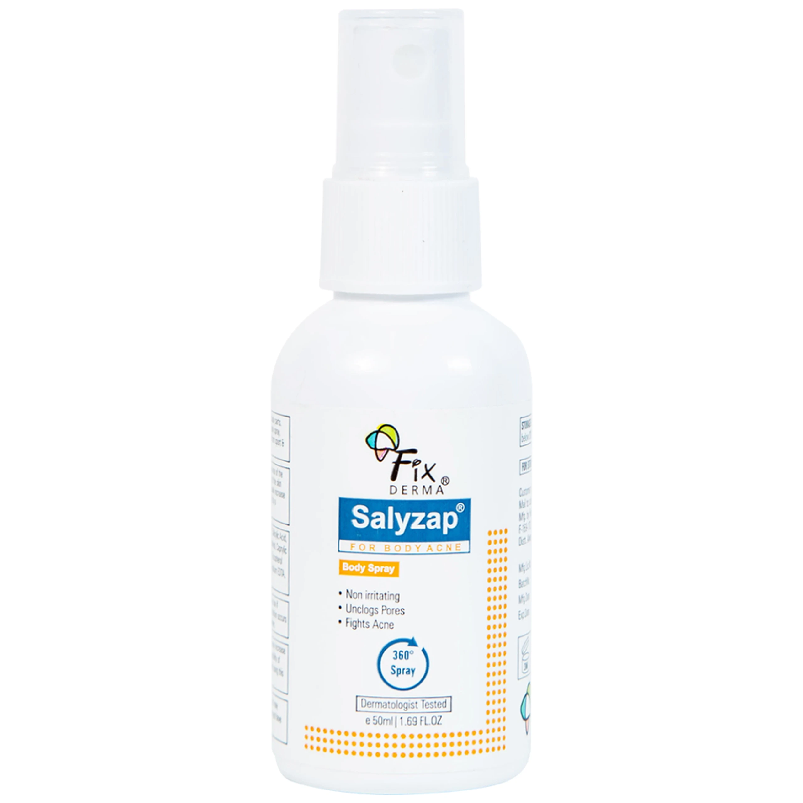Xịt mụn lưng Fixderma Salyzap 50ml