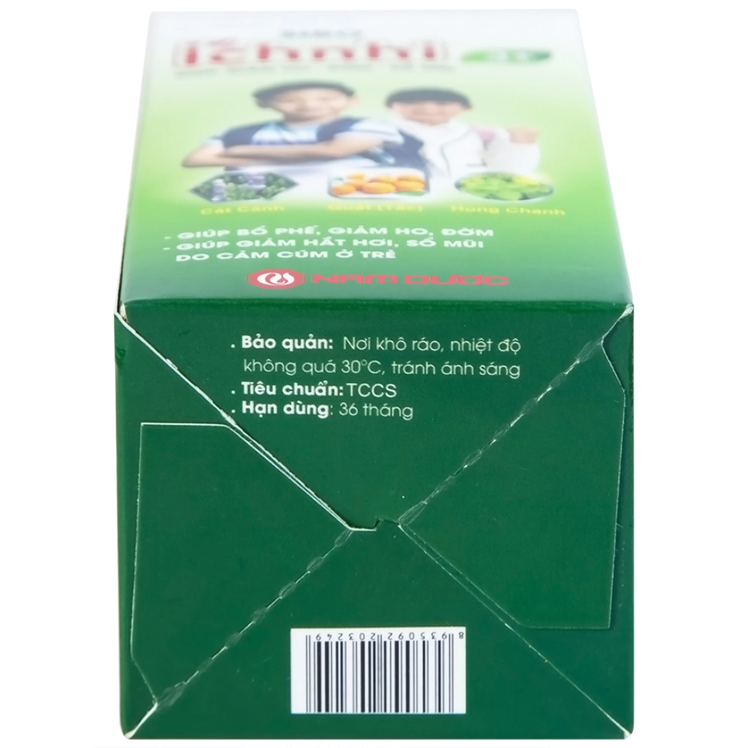 Siro hỗ trợ giảm ho tiêu đờm Ích Nhi 3+ Nam Dược (90ml)