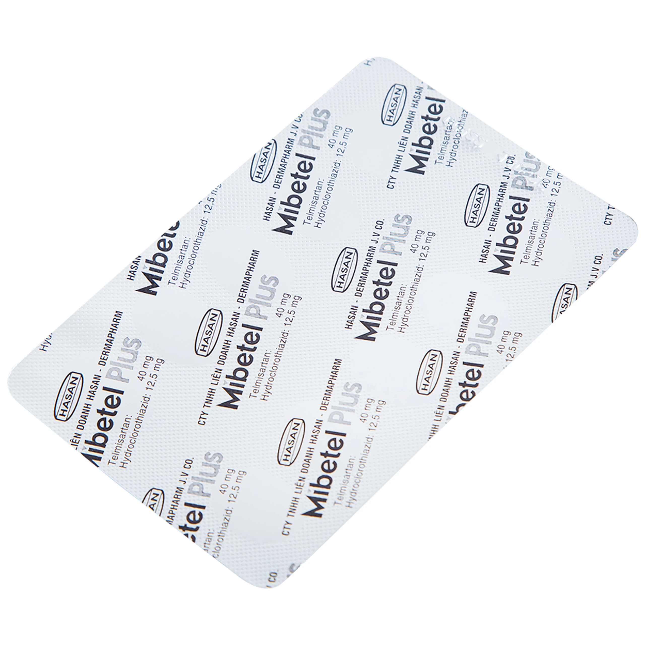 Viên nén Mibetel Plus Hasan điều trị tăng huyết áp vô căn (3 vỉ x 10 viên)