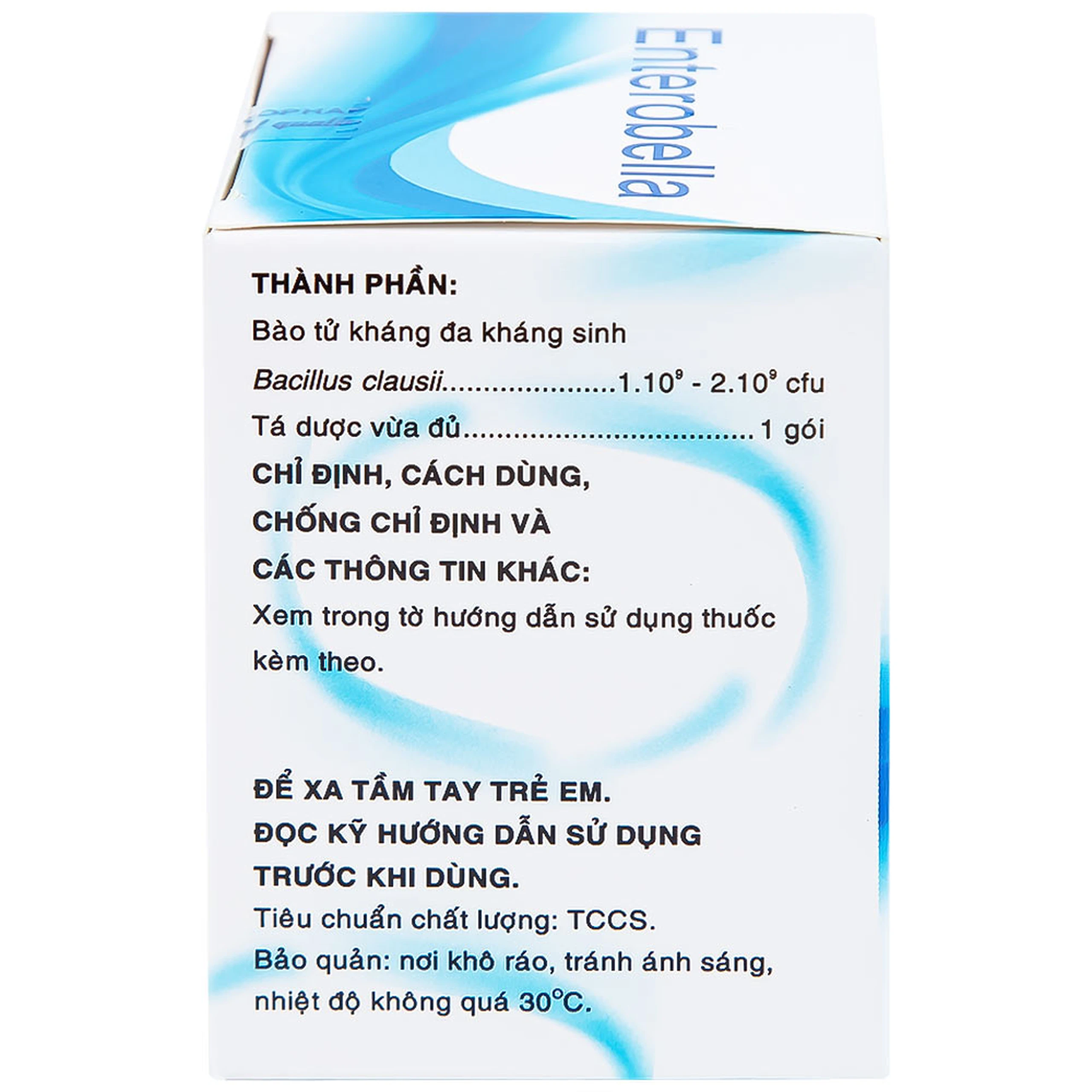 Thuốc bột Enterobella Mekophar điều trị và phòng ngừa rối loạn vi sinh đường ruột (25 gói x 1g)
