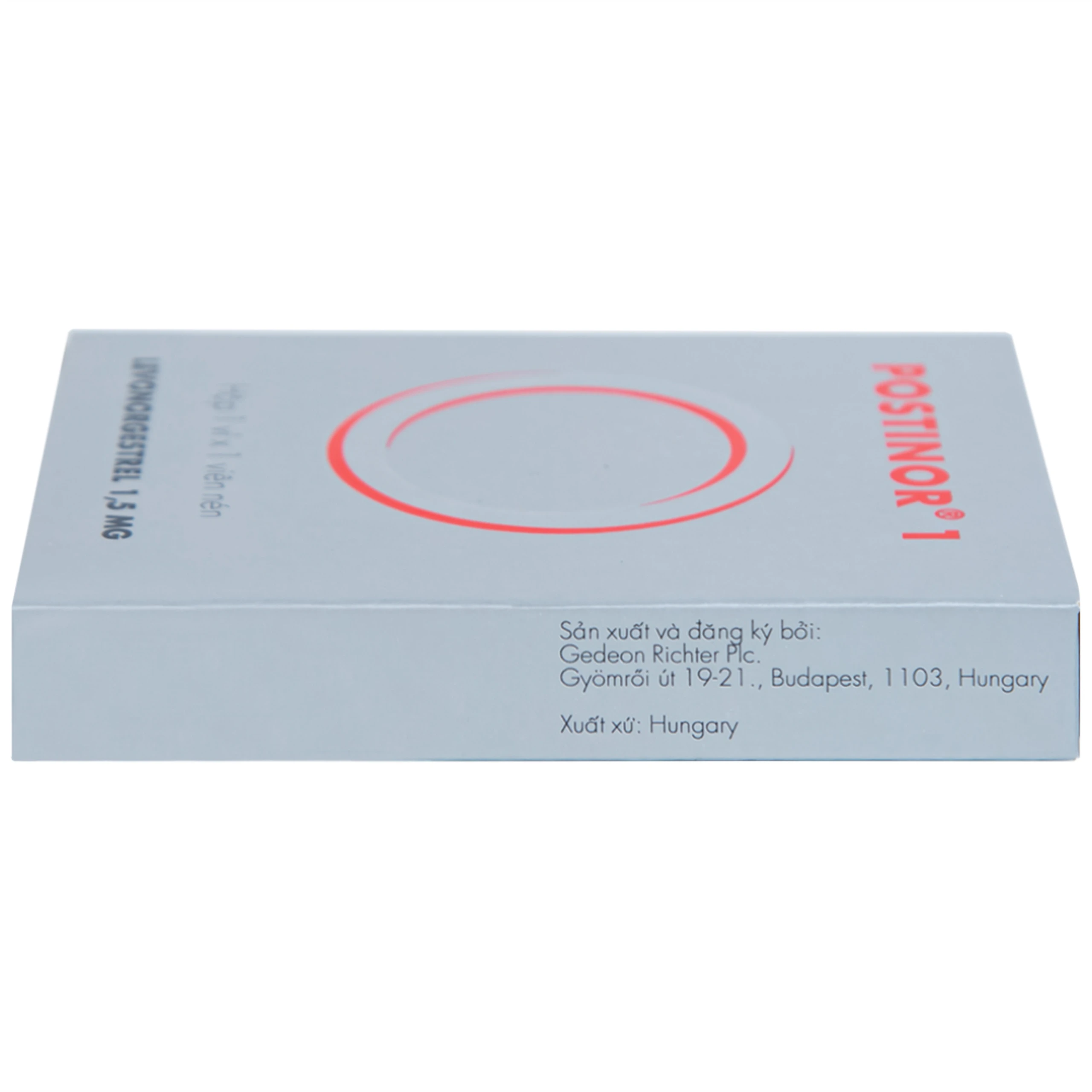 Thuốc Postinor 1 Gedeon dùng tránh thai khẩn cấp trong vòng 72 giờ sau giao hợp (1 viên)