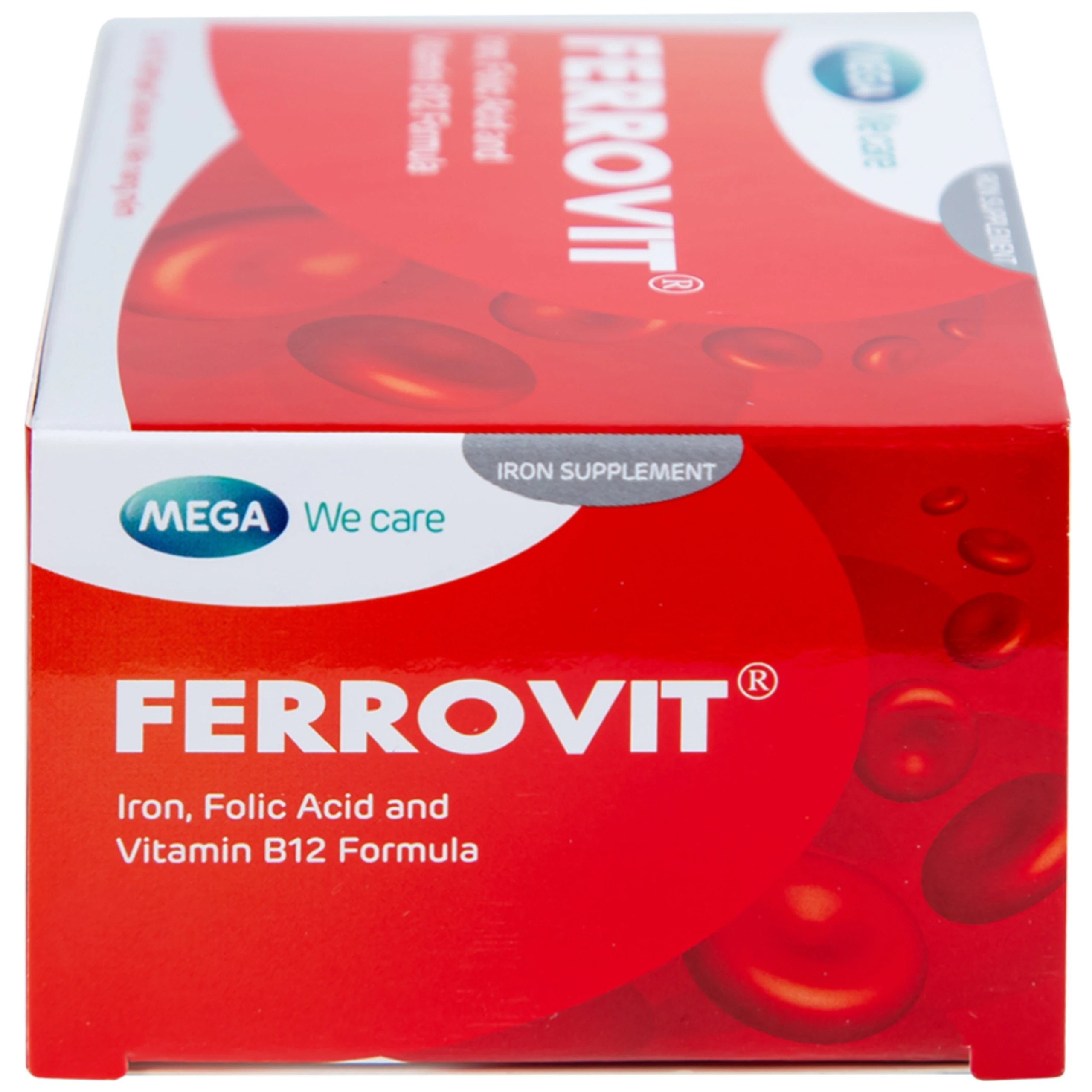 Thuốc Ferrovit MEGA We care điều trị thiếu máu do thiếu sắt (5 vỉ x 10 viên)