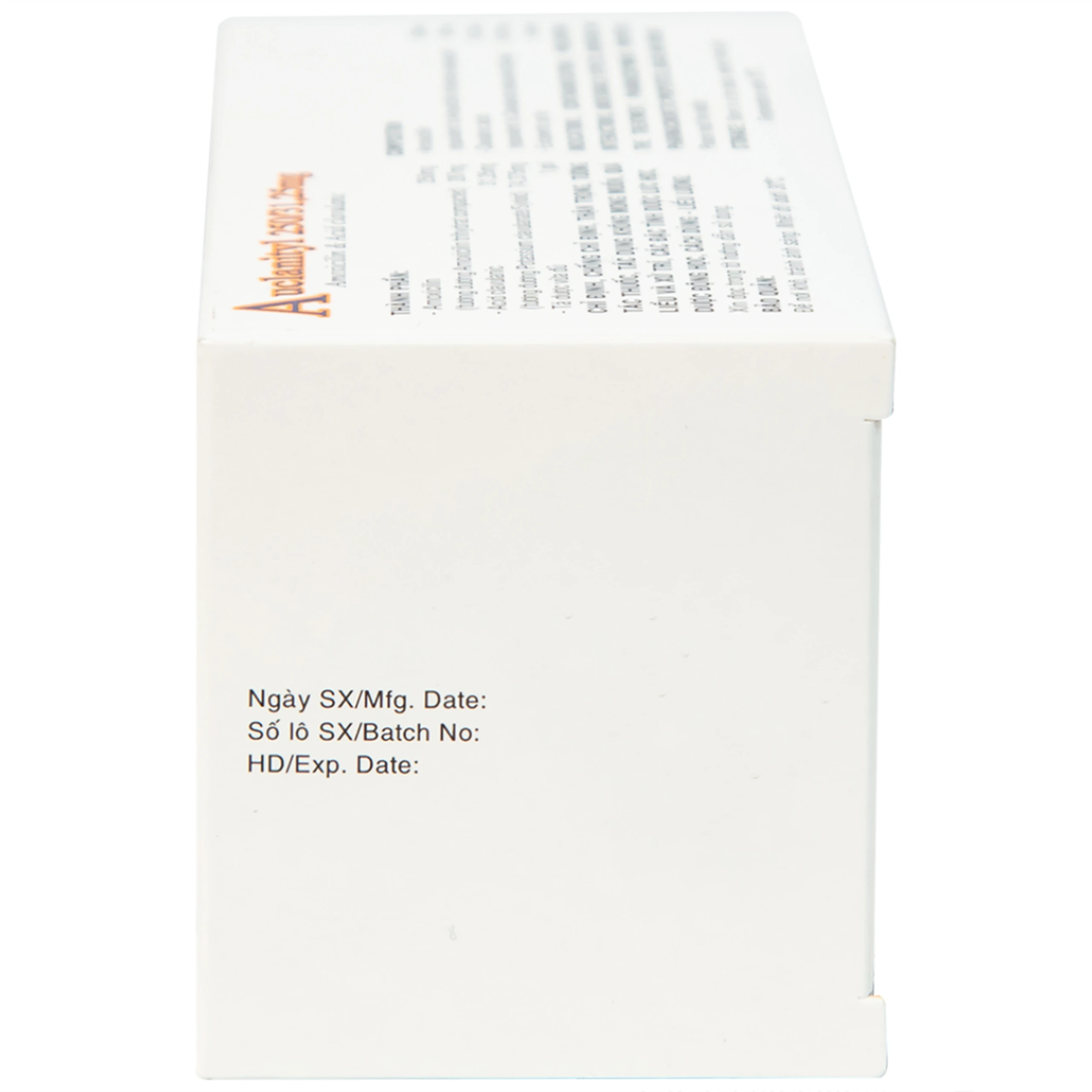 Bột Auclanityl 250/31.25mg Tipharco điều trị nhiễm khuẩn (12 gói x 3,8g) 