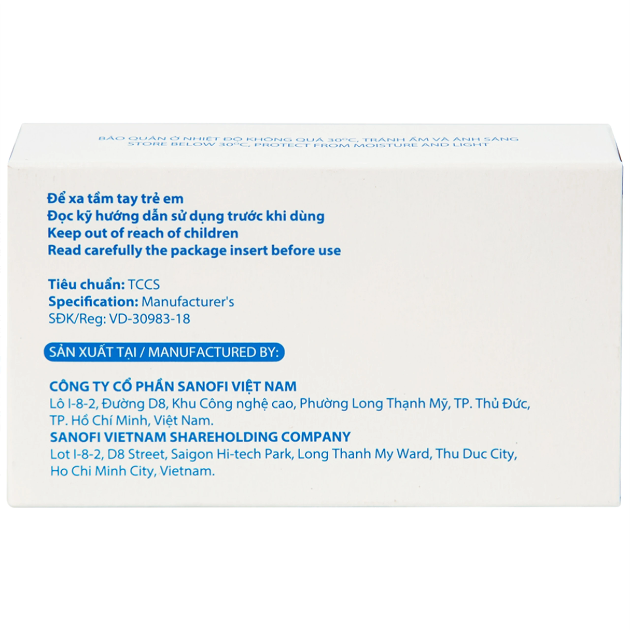 Thuốc Alpha Chymotrypsine Choay Sanofi điều trị phù nề sau chấn thương, phẩu thuật, bỏng (2 vỉ x 15 viên)