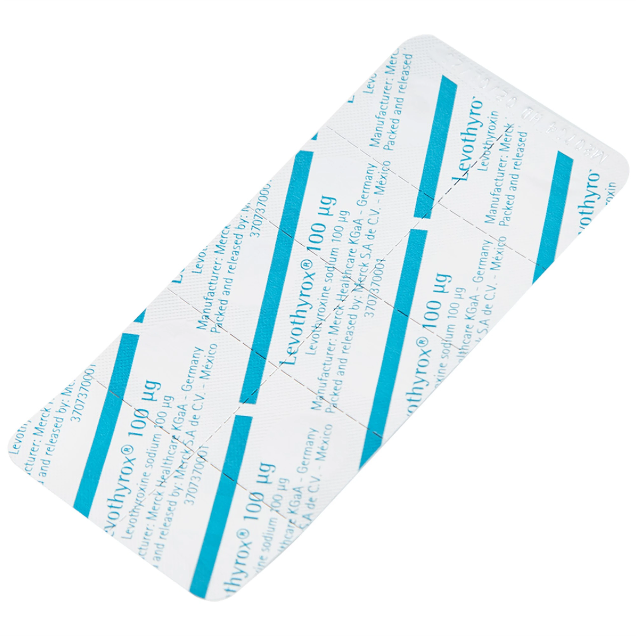 Thuốc Levothyrox 100µg Merck điều trị bướu giáp, suy giáp, ung thư giáp (3 vỉ x 10 viên)