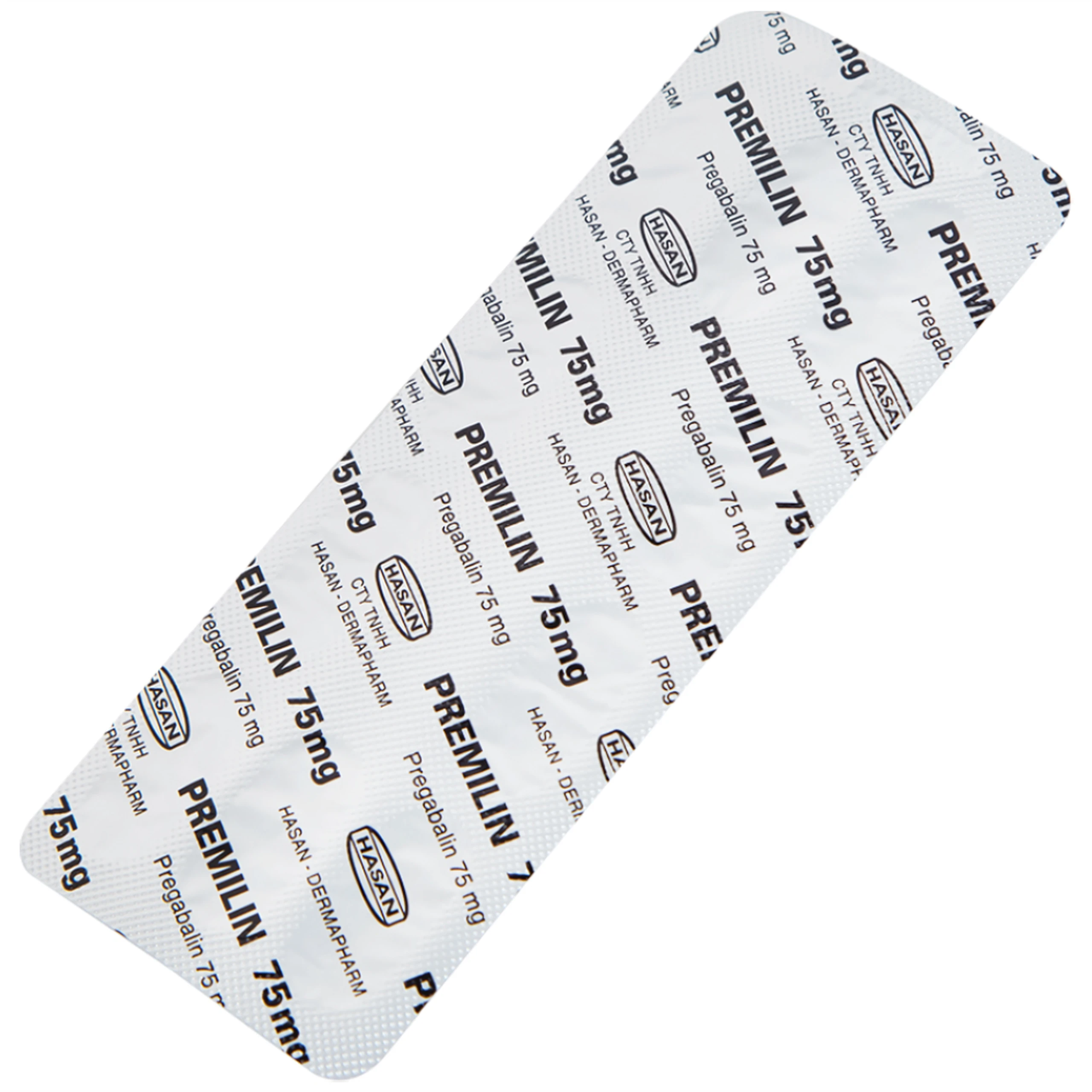 Thuốc Premilin 75mg Hasan điều trị động kinh cục bộ (3 vỉ x 10 viên)