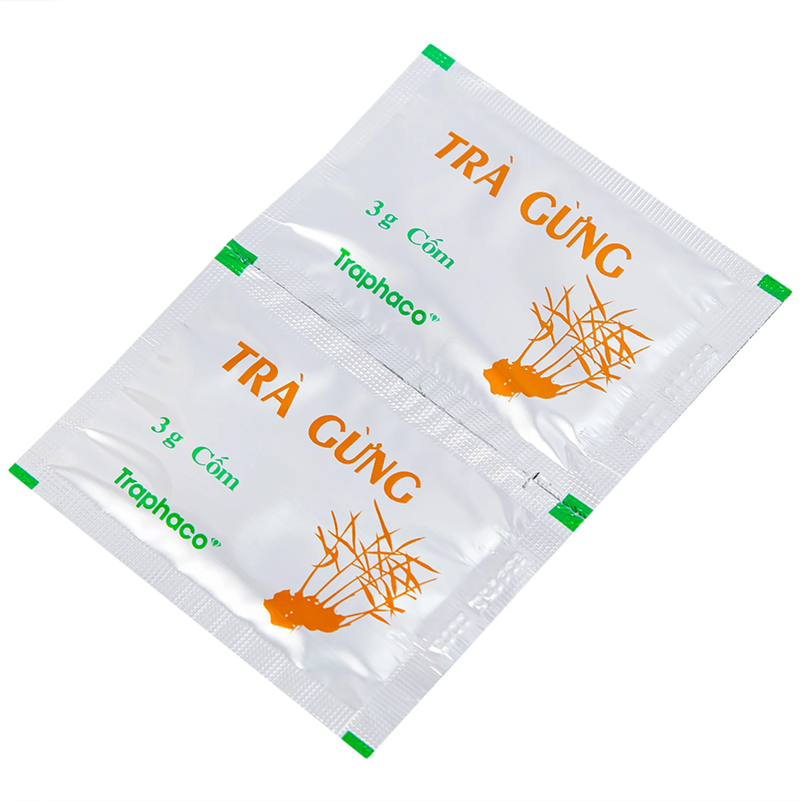 Trà Gừng Traphaco điều trị đau bụng do lạnh, đầy trướng, không tiêu (10 gói x 3g)