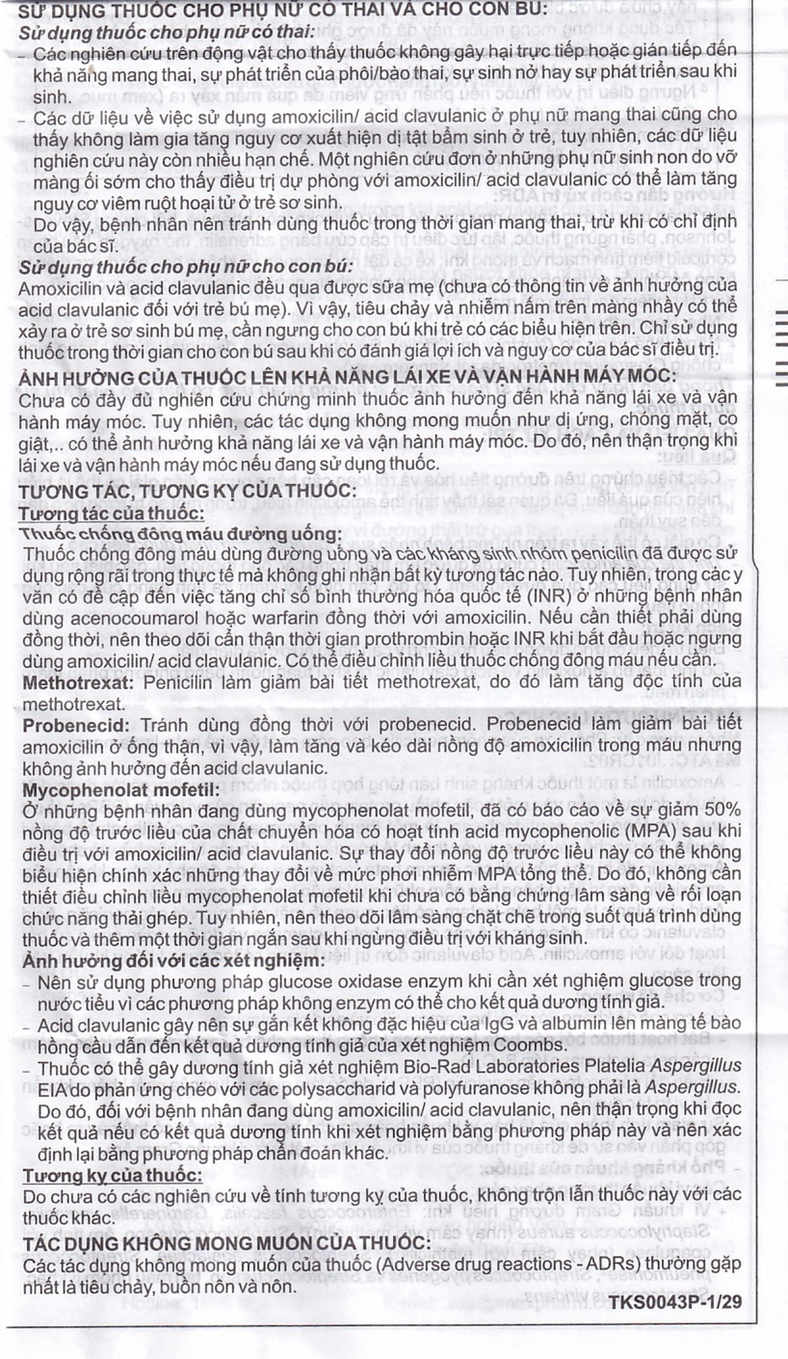 Thuốc Cepmox-Clav 875mg/125mg Imexpharm điều trị viêm xoang cấp tính do vi khuẩn, viêm tai giữa cấp tính (2 vỉ x 7 viên)