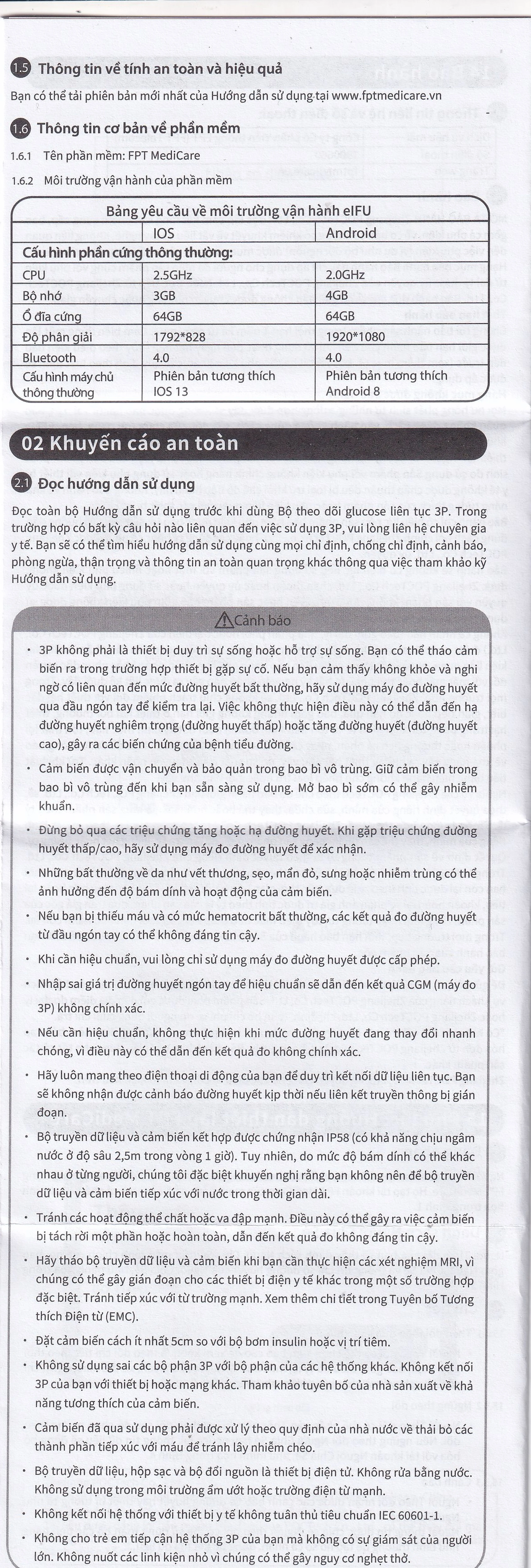 Bộ cảm biến đường huyết liên tục 3P dùng cho người bị tiểu đường (theo dõi liên tục 14 ngày)