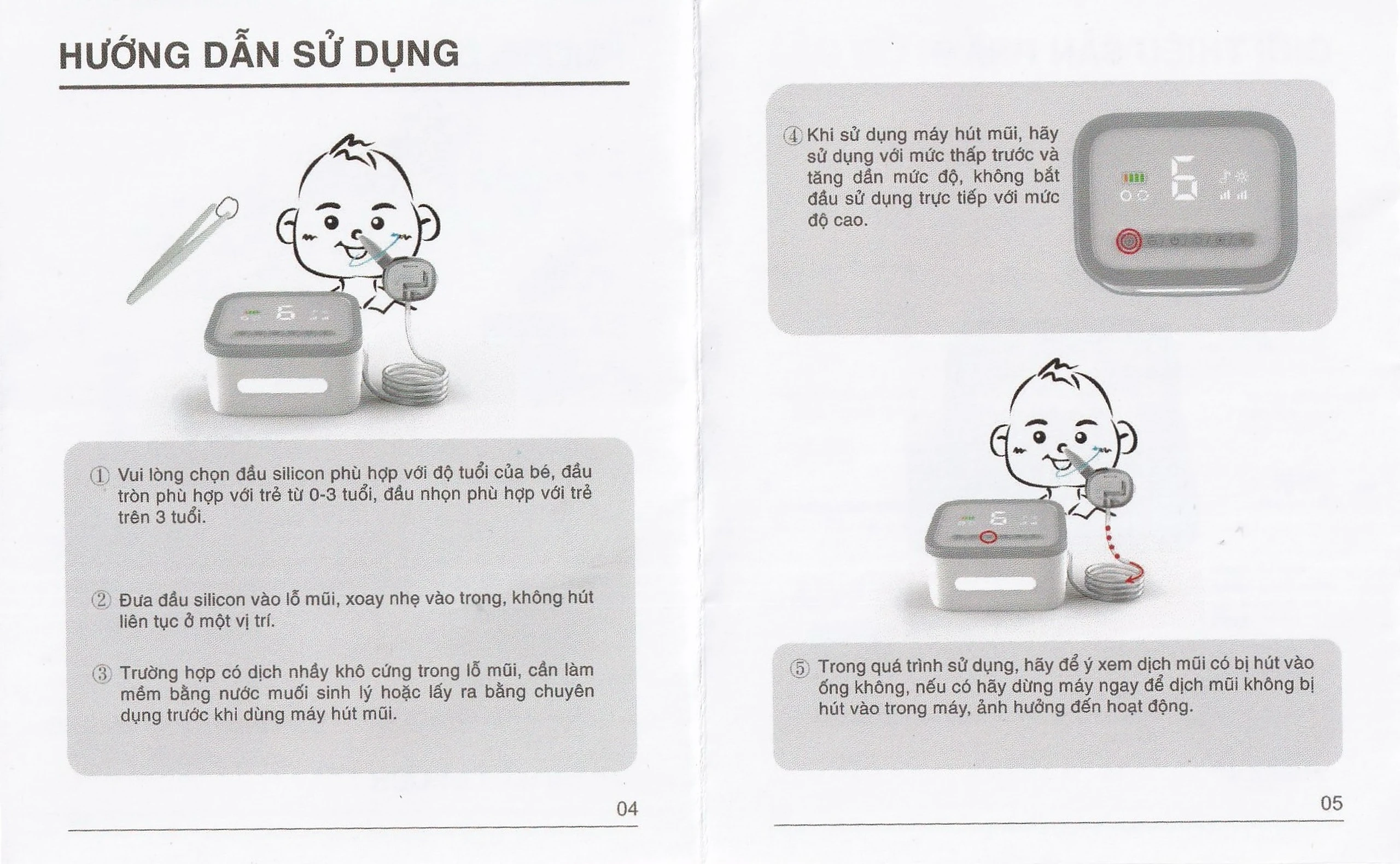 Máy hút mũi cho bé Fuji T50 hỗ trợ vệ sinh mũi cho bé từ 0 đến trên 3 tuổi