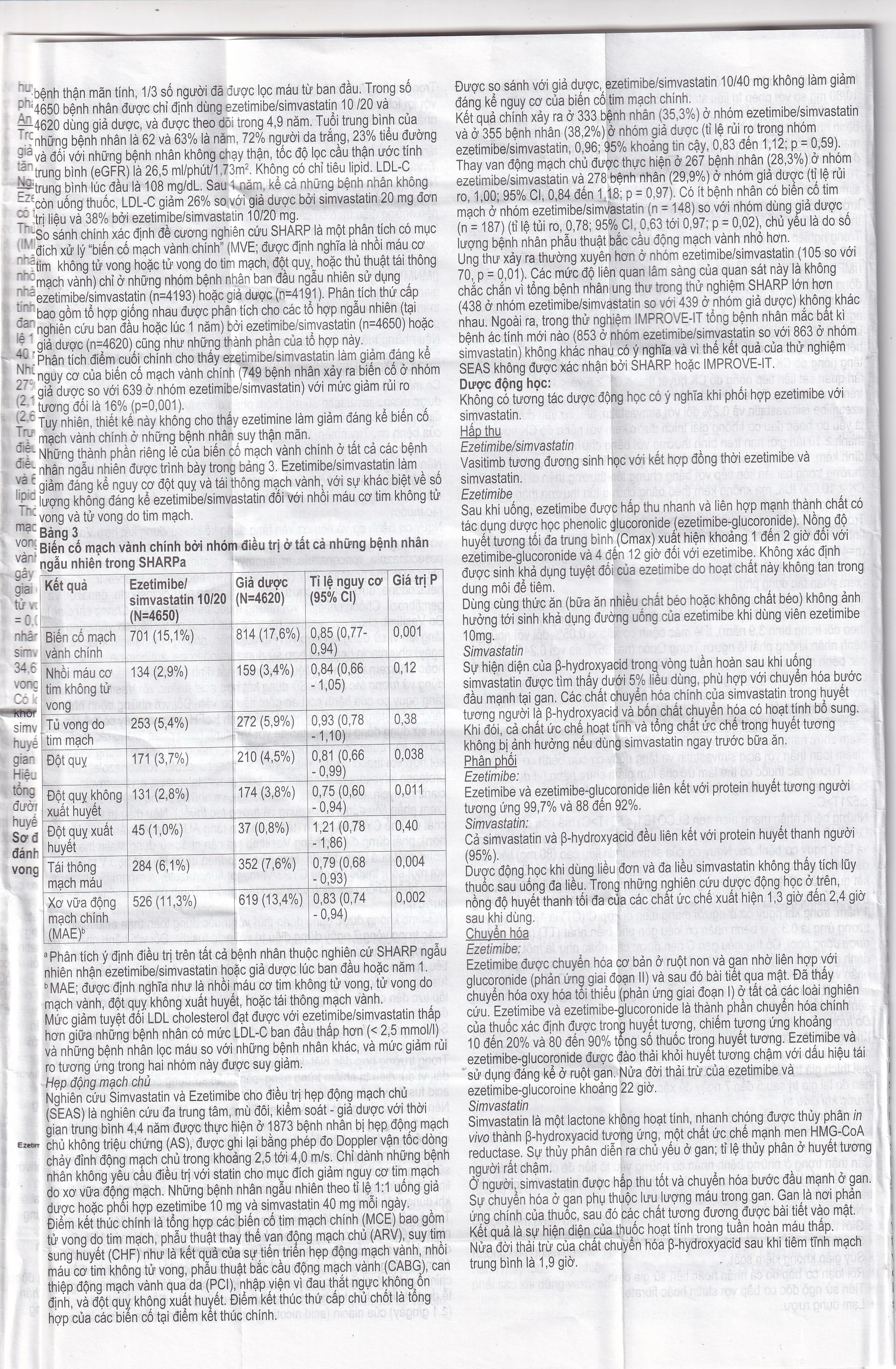 Thuốc Vasitimb 10mg/20mg tablets Krka giúp phòng bệnh tim, điều trị tăng cholesterol máu, máu đồng hợp tử gia đình (3 vỉ x 10 viên)