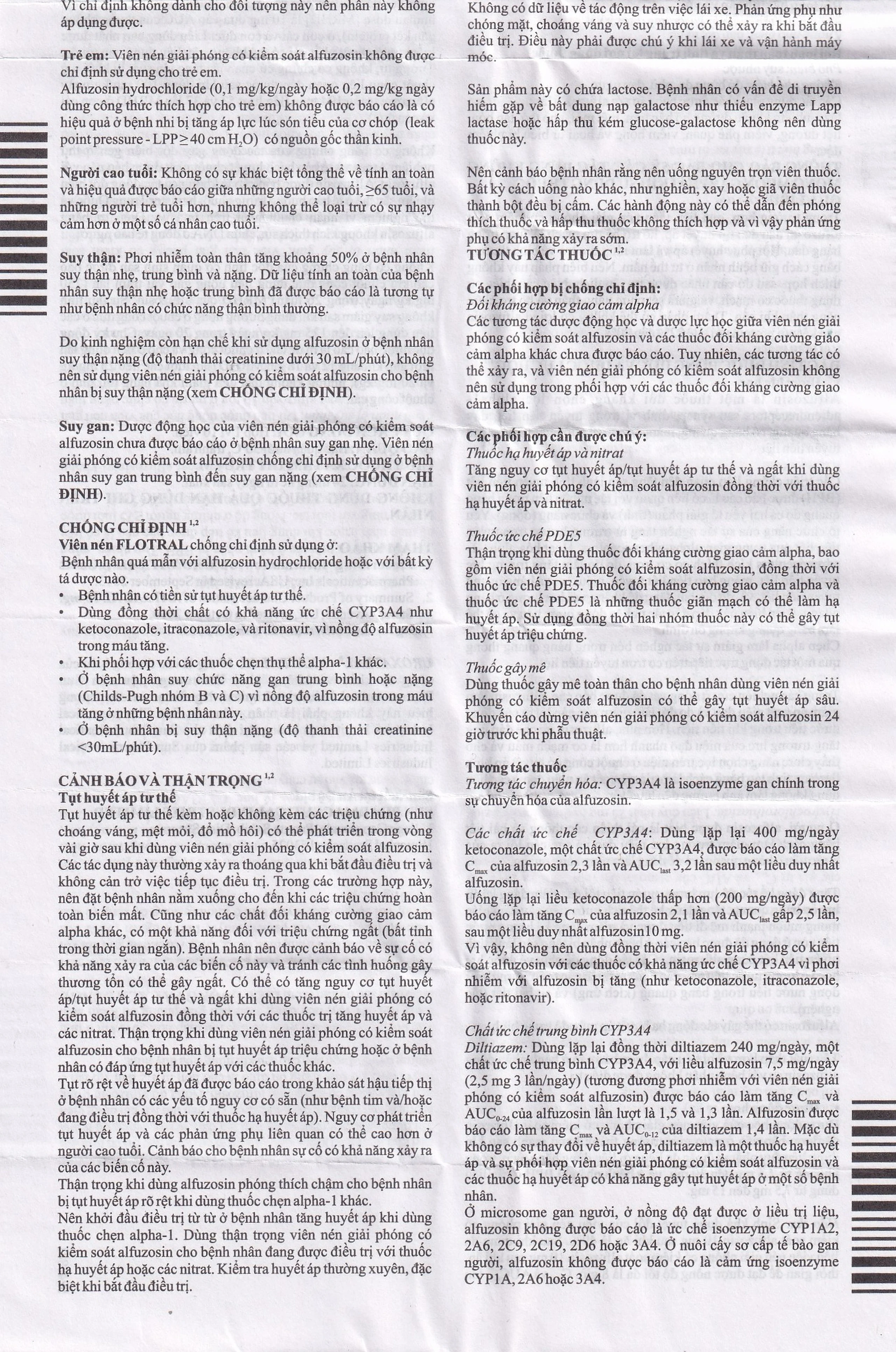 Thuốc Flotral Sun Pharma 10MG điều trị các dấu hiệu và triệu chứng của tăng sản lành tính tuyến tiền liệt (Bph) (1 Vỉ X 10 Viên)