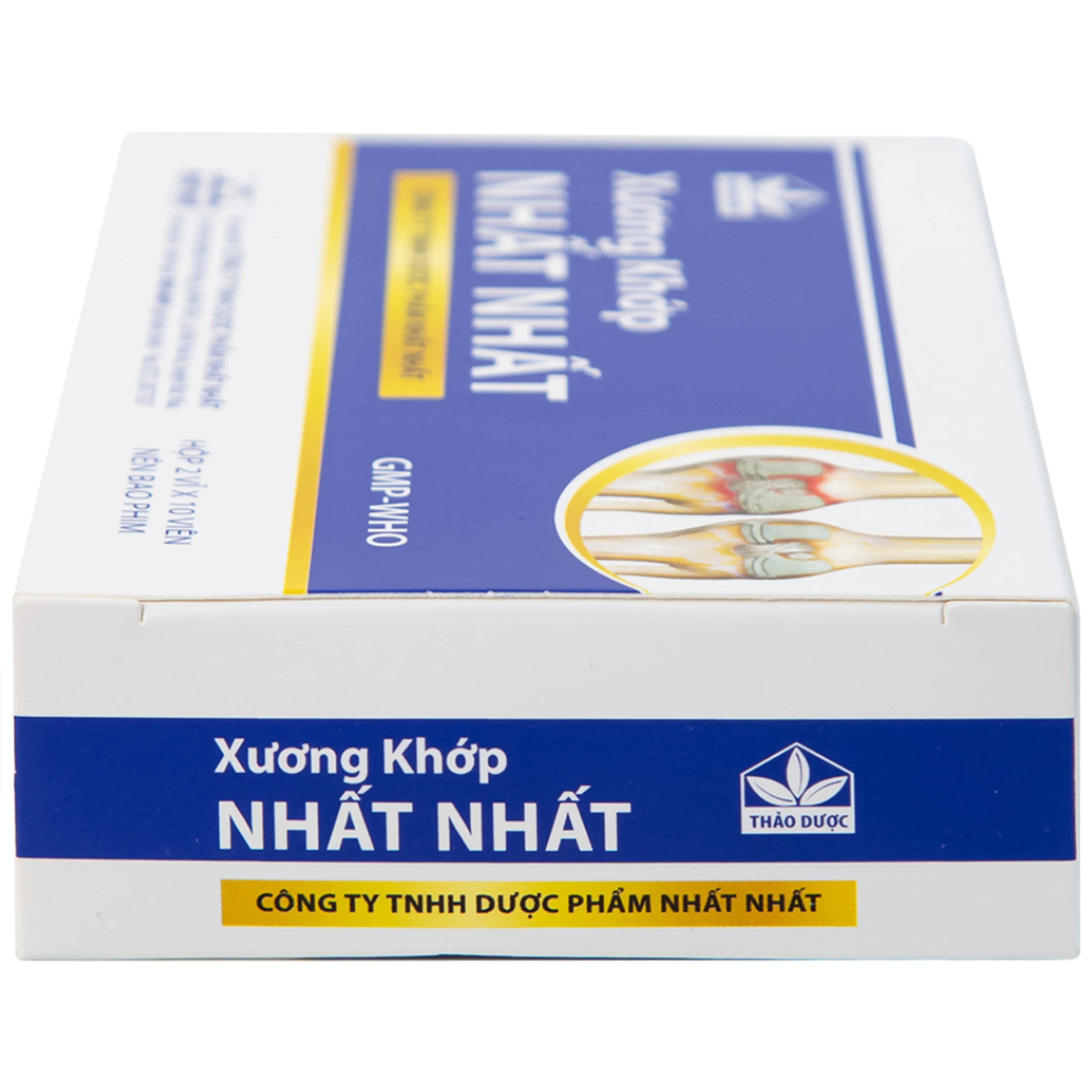 Thuốc Xương Khớp Nhất Nhất điều trị các chứng đau lưng, đau cột sống (2 vỉ x 10 viên) 