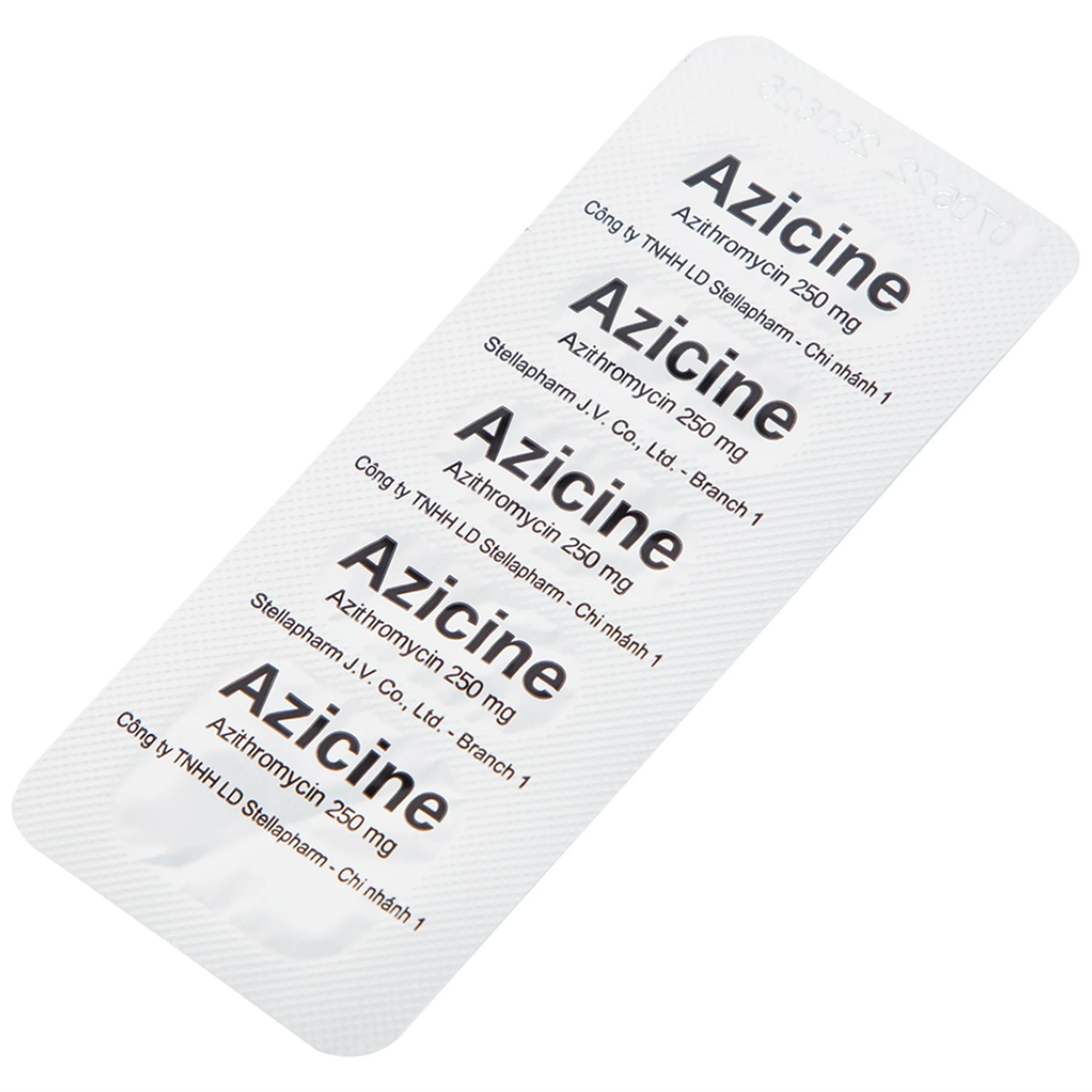 Thuốc Azicine 250mg Stella điều trị nhiễm khuẩn (1 vỉ x 6 viên)