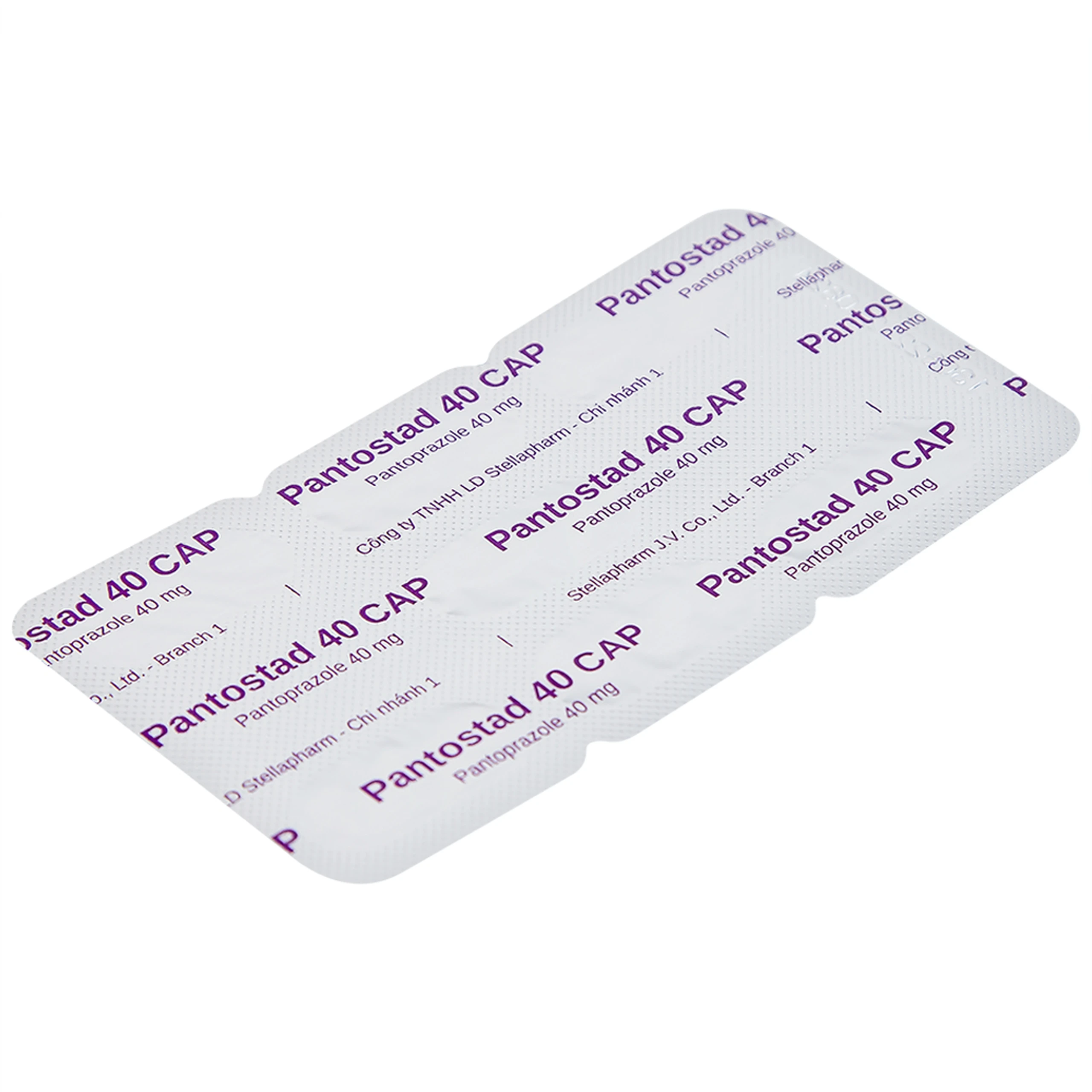 Thuốc Pantostad 40 CAP Stella điều trị viêm thực quản (4 vỉ x 7 viên)
