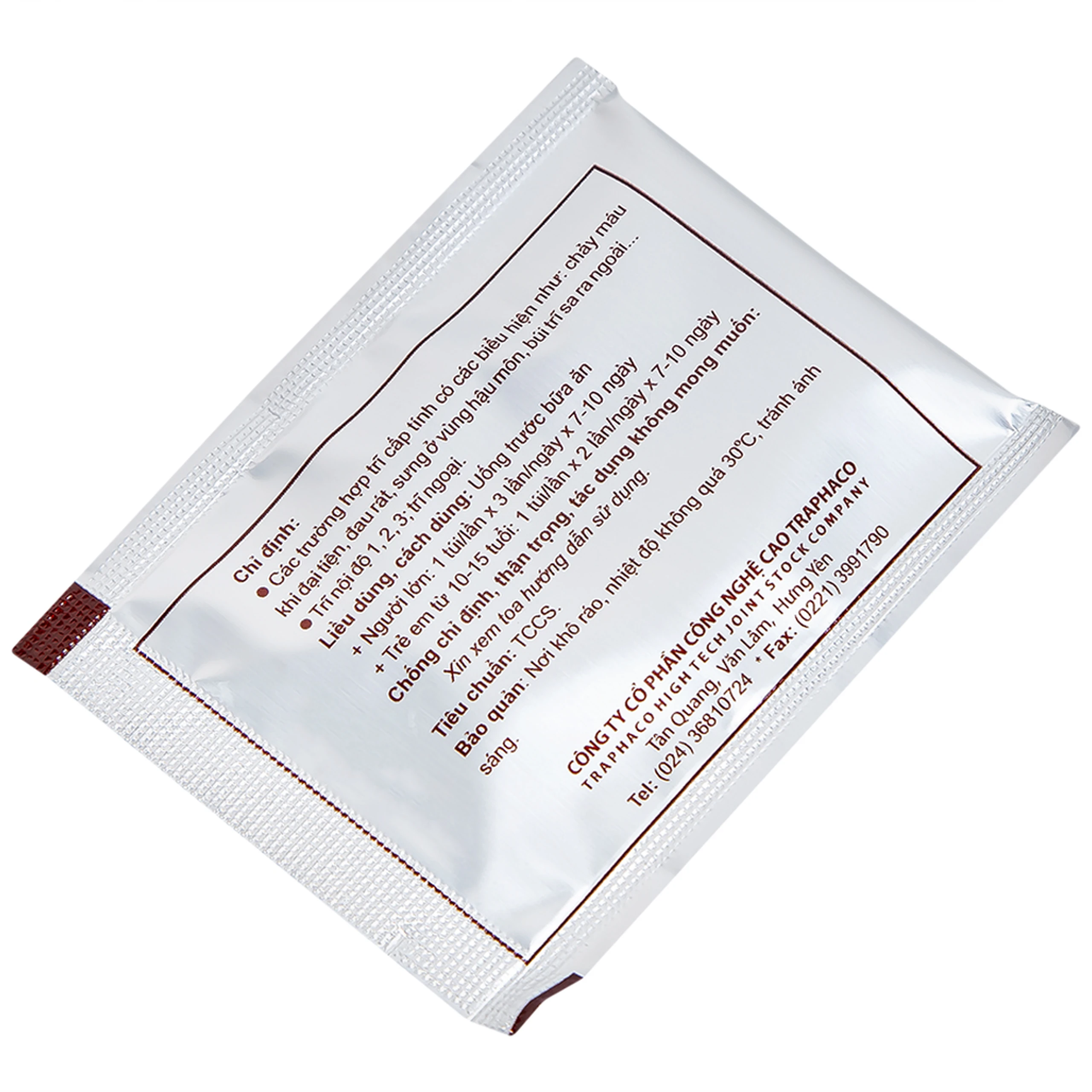 Thuốc Tottri Traphaco điều trị chảy máu khi đại tiện, đau rát (15 túi x 5g)