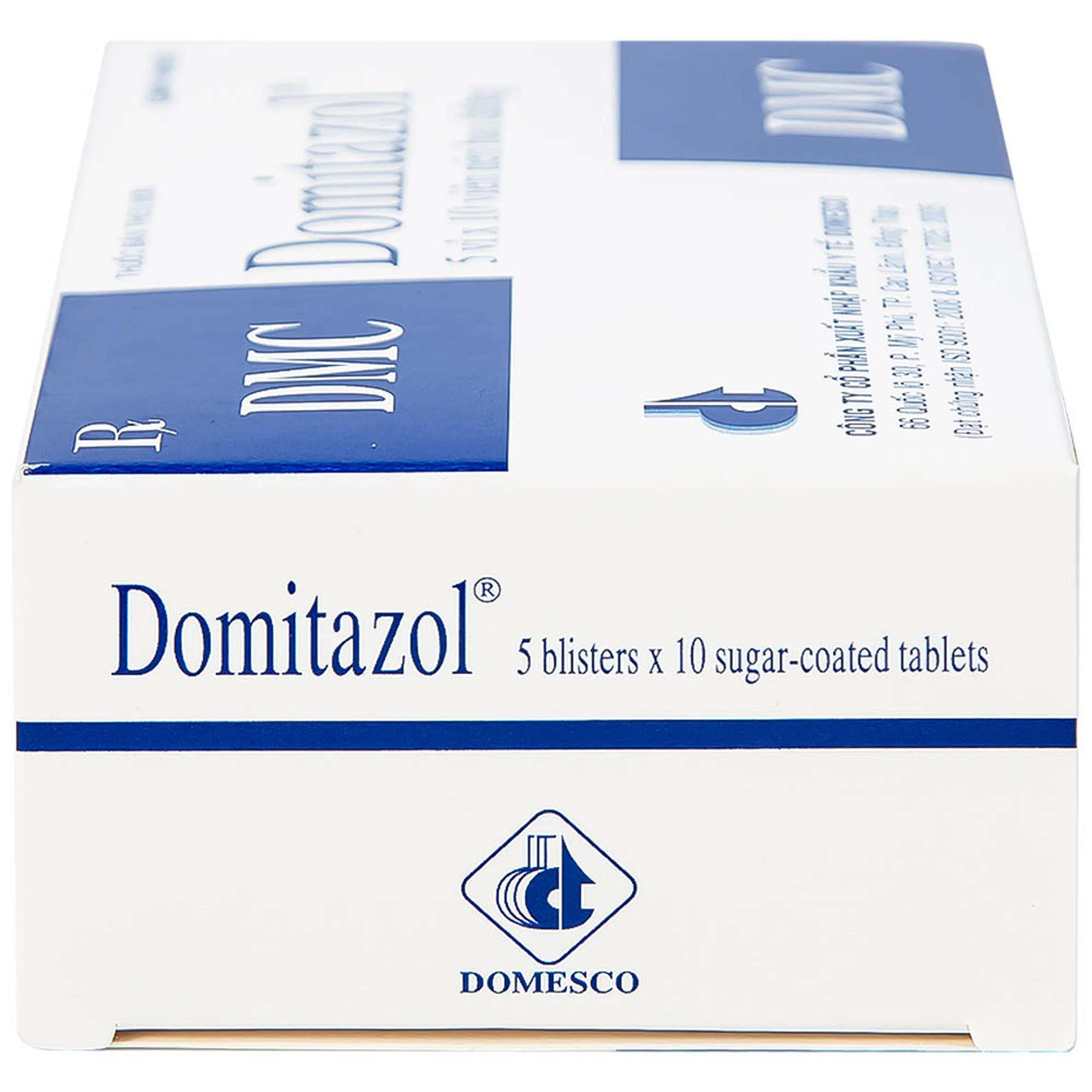 Thuốc Domitazol Domesco điều trị nhiễm trùng đường tiết niệu (5 vỉ x 10 viên)