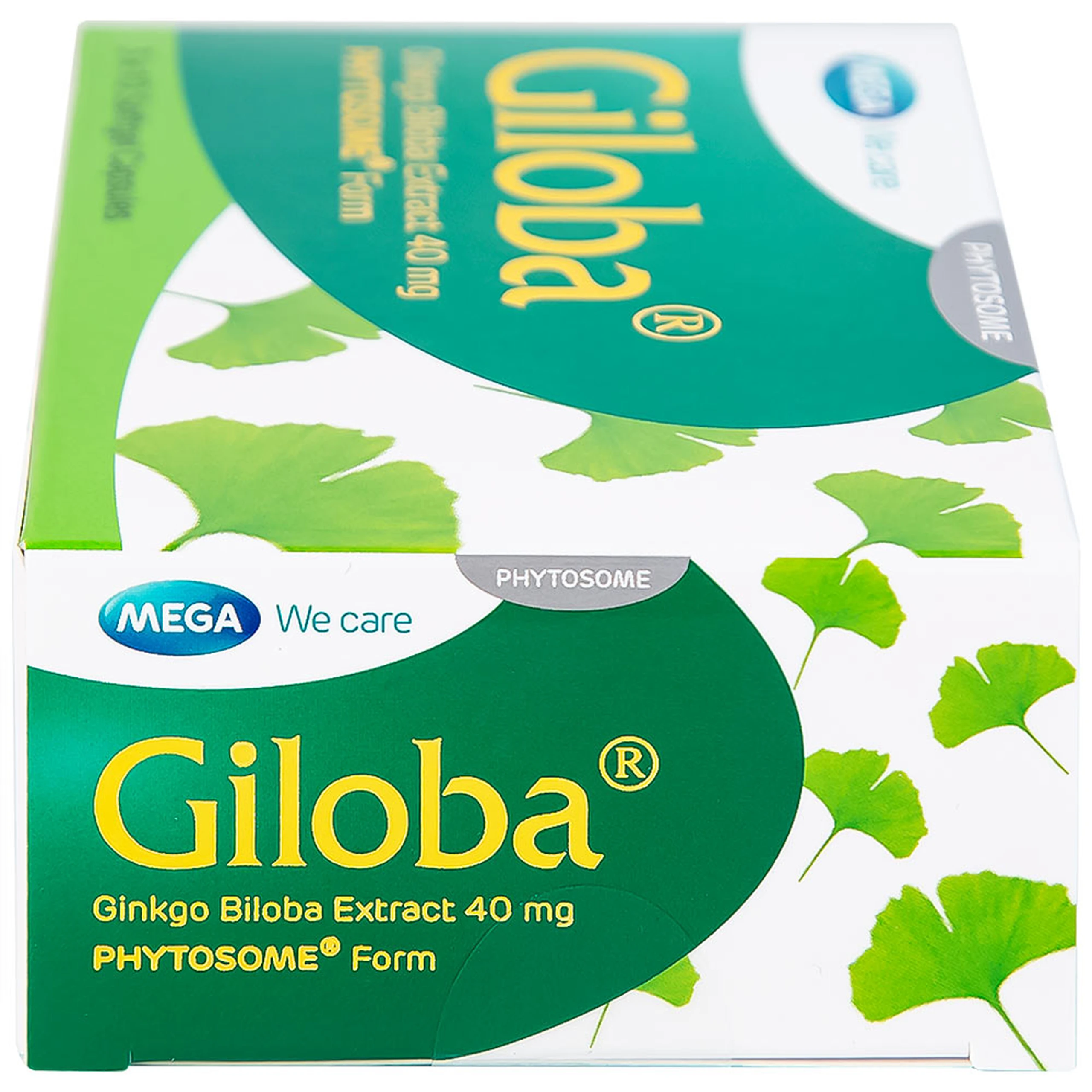 Thuốc Giloba 40mg MEGA We care điều trị suy tuần hoàn não (3 vỉ x 10 viên)