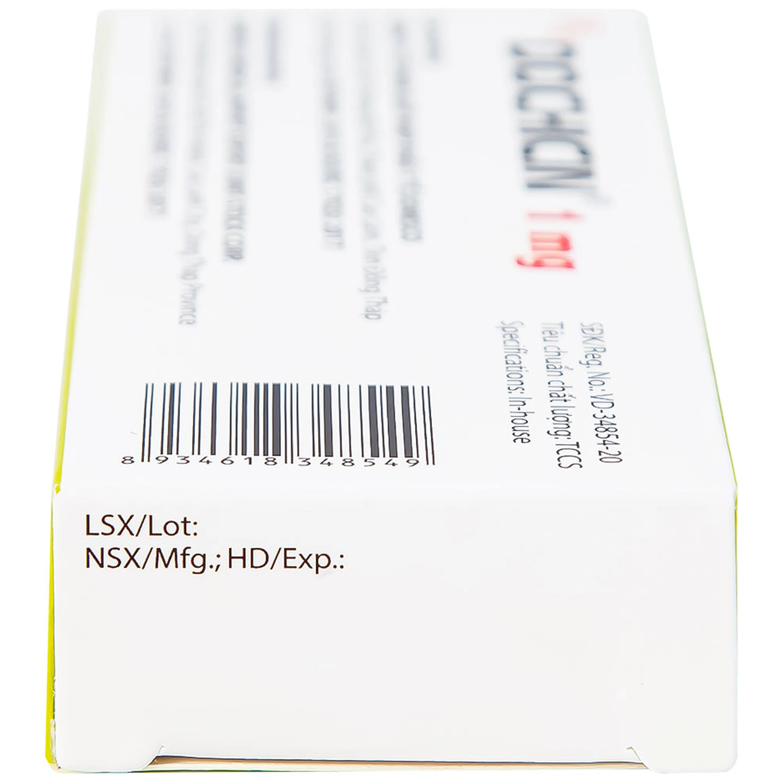 Thuốc Dochicin 1mg Domesco điều trị bệnh gút cấp tính (20 viên)