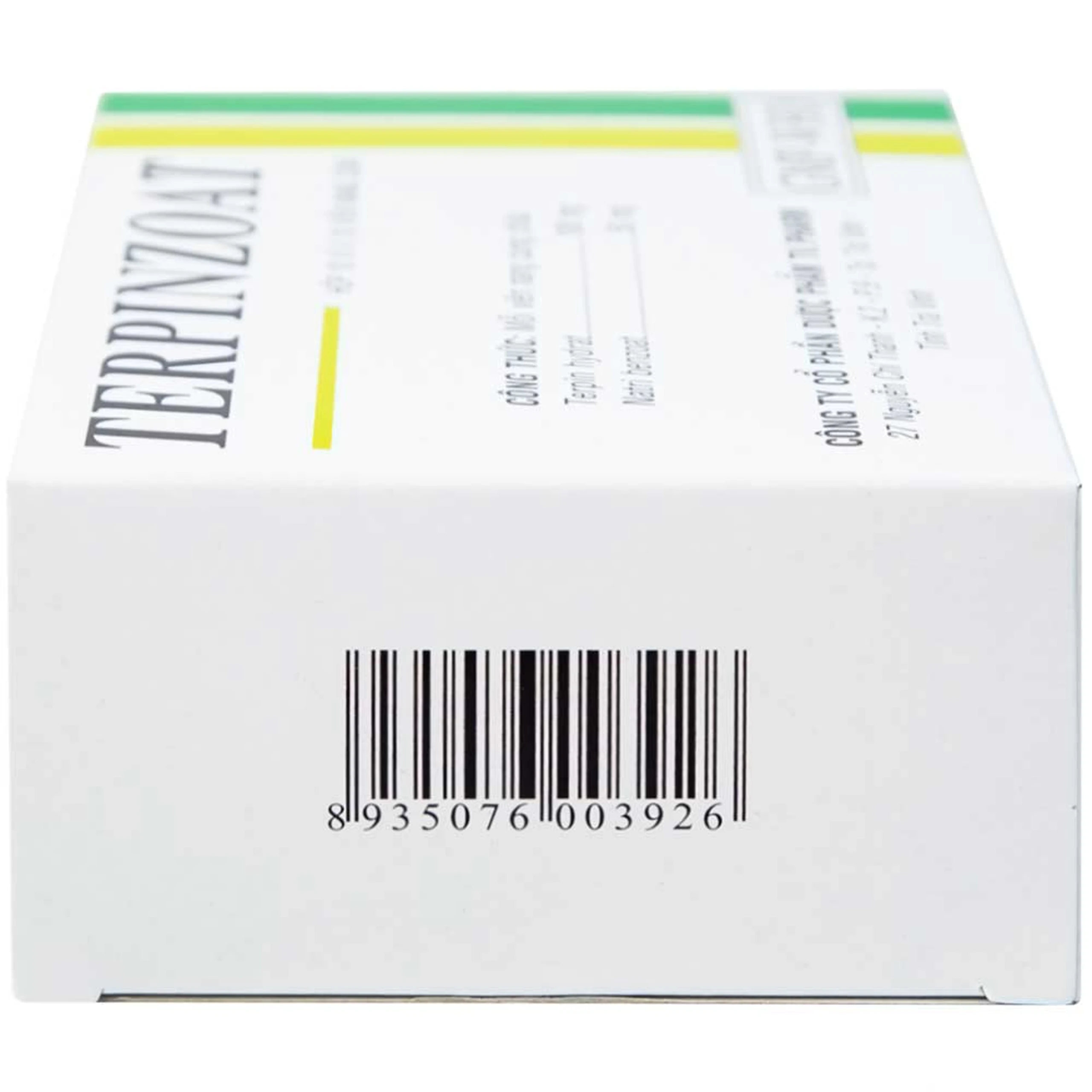 Thuốc Terpinzoat TV.PHARM làm loãng đờm và điều trị các triệu chứng ho (100 viên)