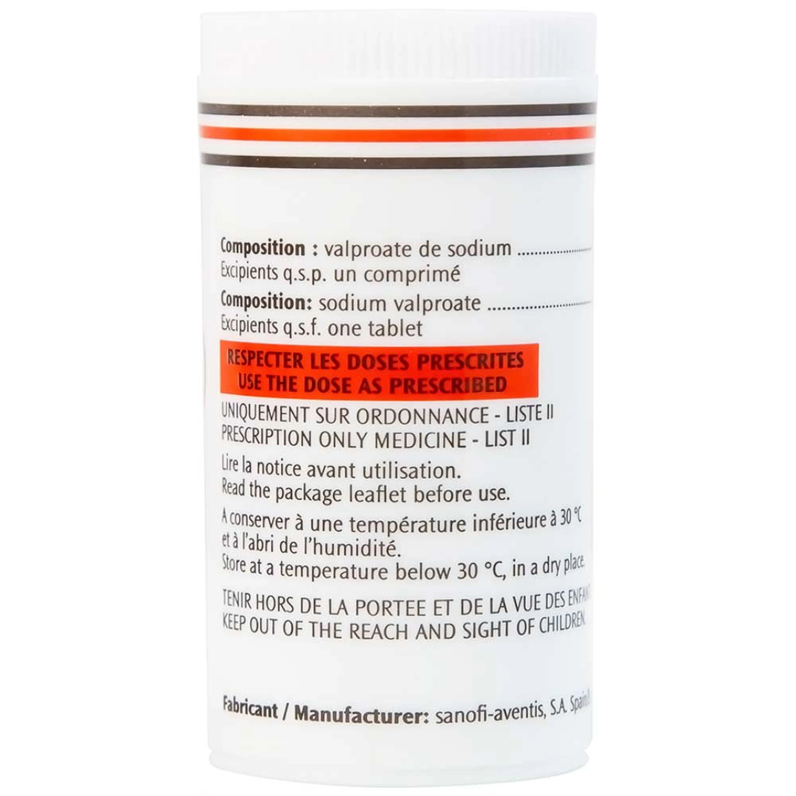 Thuốc Depakine 200mg Sanofi điều trị động kinh (40 viên)