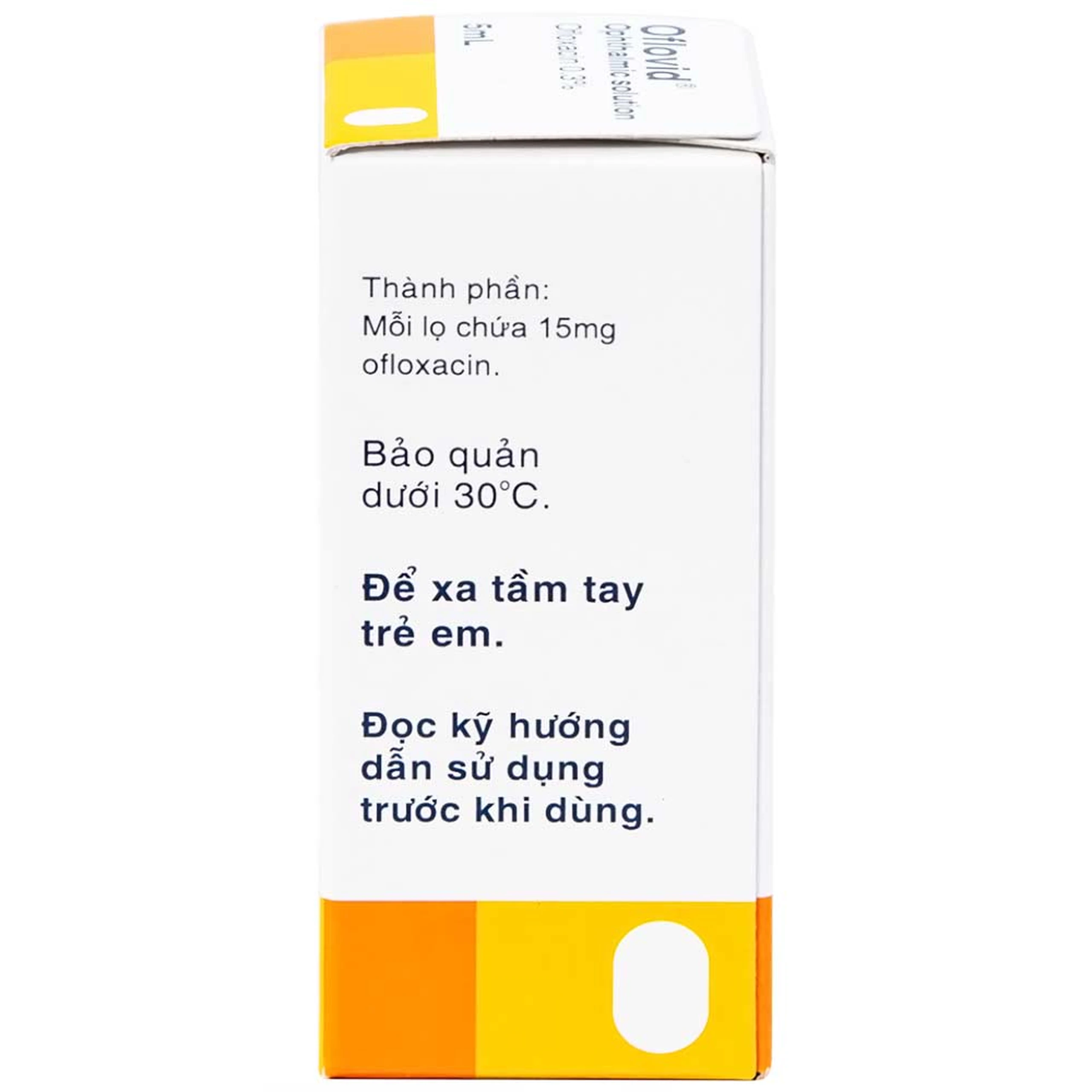 Thuốc nhỏ mắt Oflovid Santen điều trị viêm bờ mi, viêm túi lệ, lẹo, viêm kết mạc, viêm sụn mi (5ml)