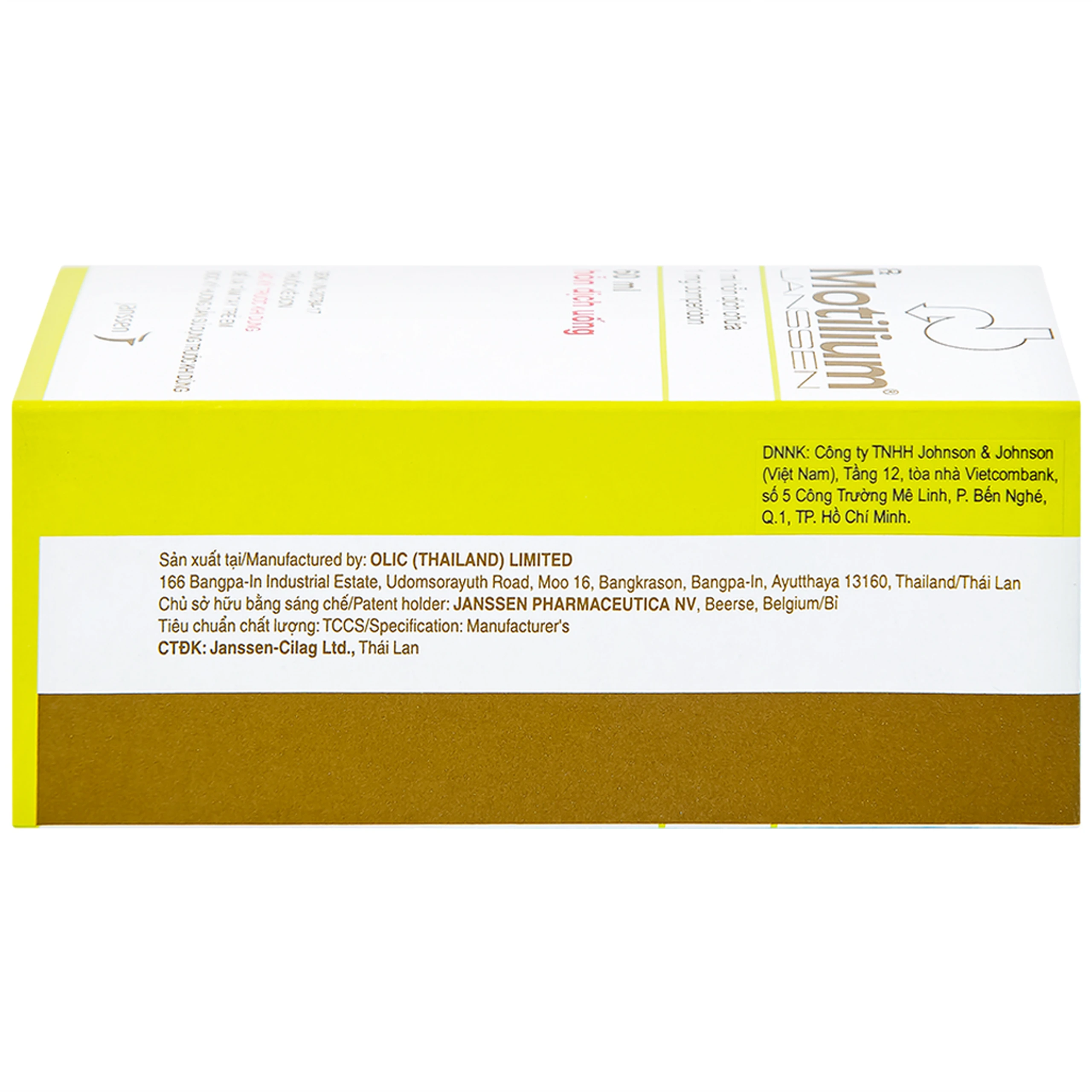 Hỗn dịch uống Motilium Janssen điều trị triệu chứng nôn và buồn nôn (60ml)