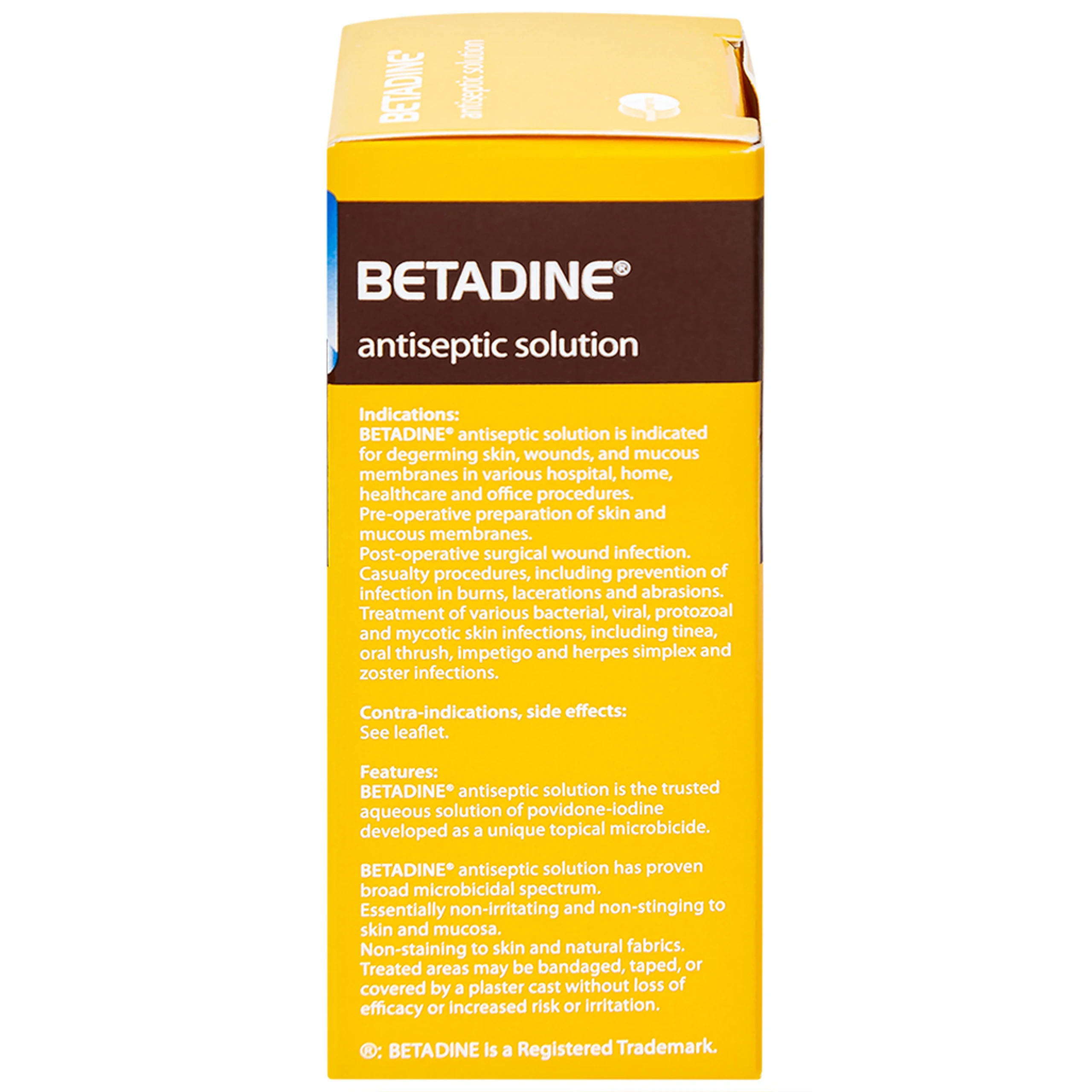 Dung dịch sát khuẩn Betadine Antiseptic Solution hỗ trợ sát khuẩn vết thương (30ml)