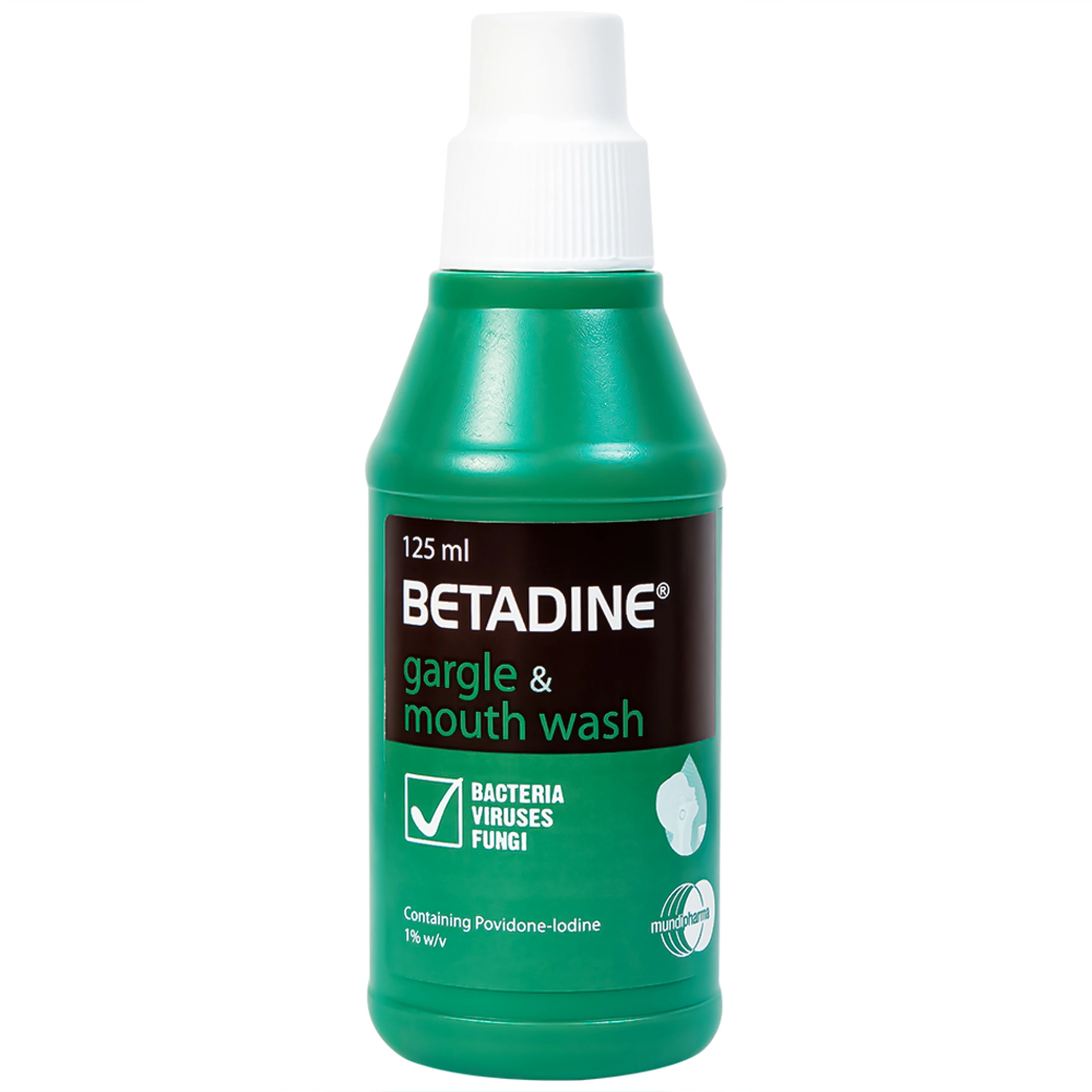 Thuốc súc họng, súc miệng Betadine Gargle and Mouthwash điều trị viêm và nhiễm khuẩn miệng, họng (125ml)