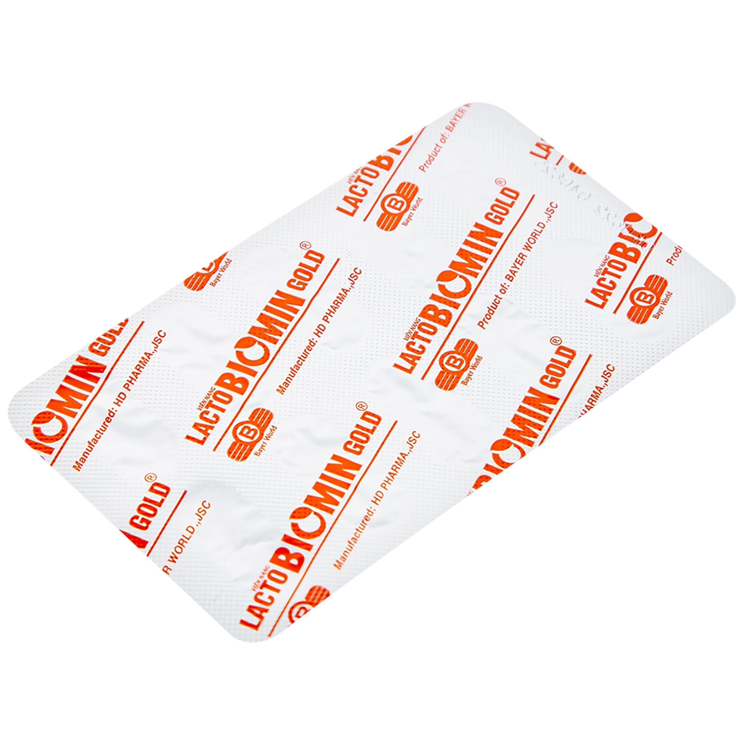 Viên uống bổ sung lợi khuẩn giúp giảm rối loạn tiêu hóa Lacto Biomin Gold New (5 vỉ x 10 viên)