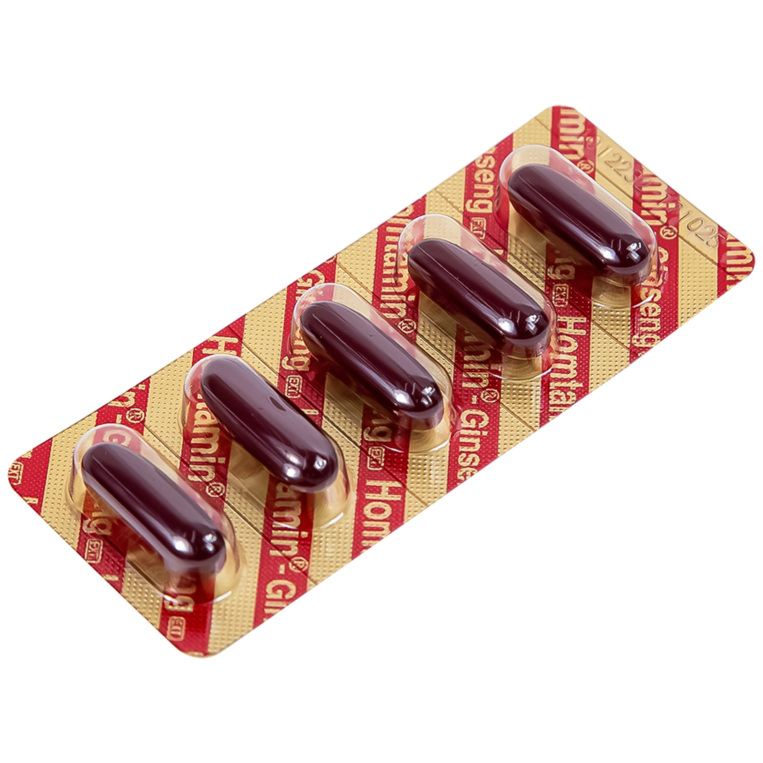 Thuốc Homtamin Ginseng Korea United cung cấp vitamin và muối khoáng (12 vỉ x 5 viên)