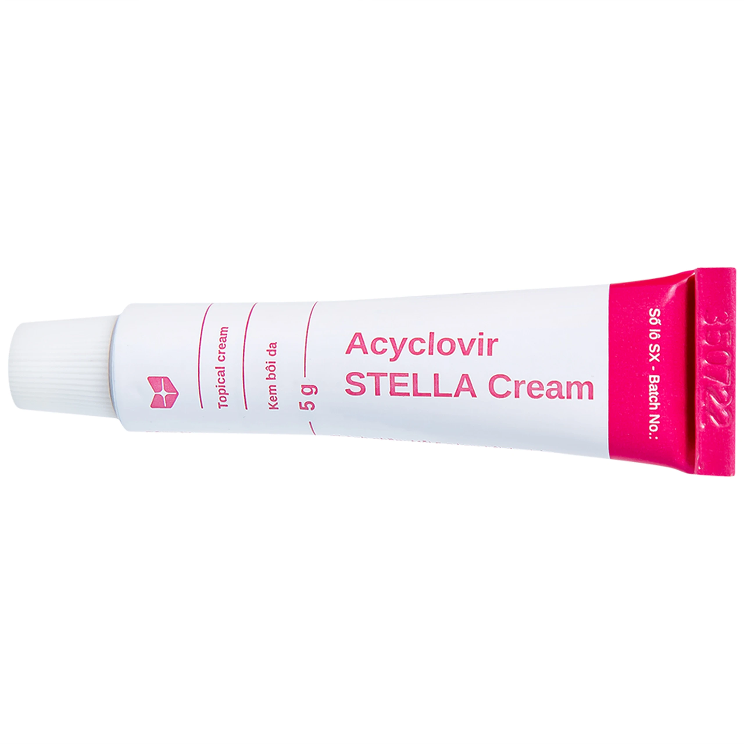 Kem bôi da Acyclovir Stella Cream (5g) điều trị nhiễm virus Herpes simplex