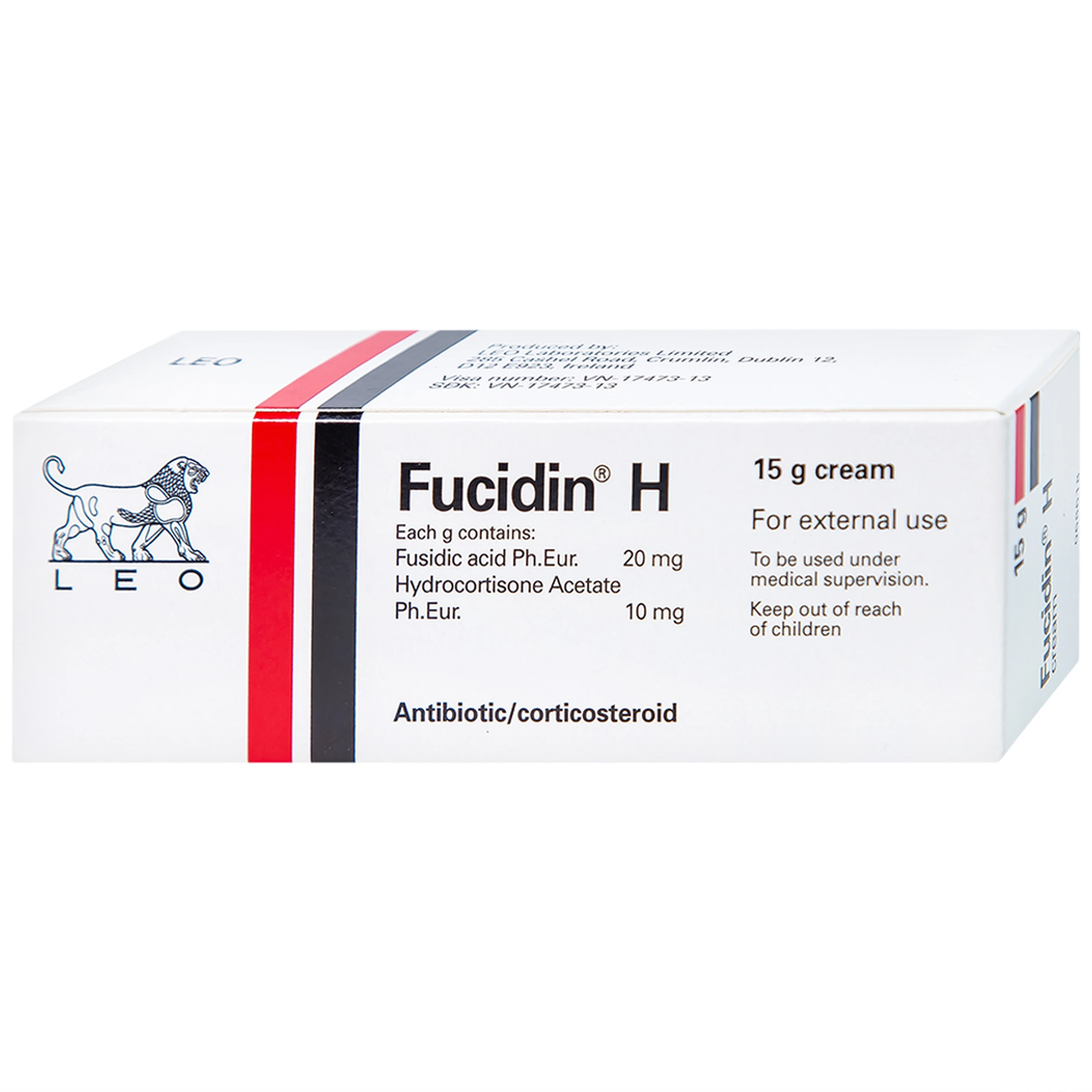 Kem Fucidin H LEO điều trị viêm da (15g)