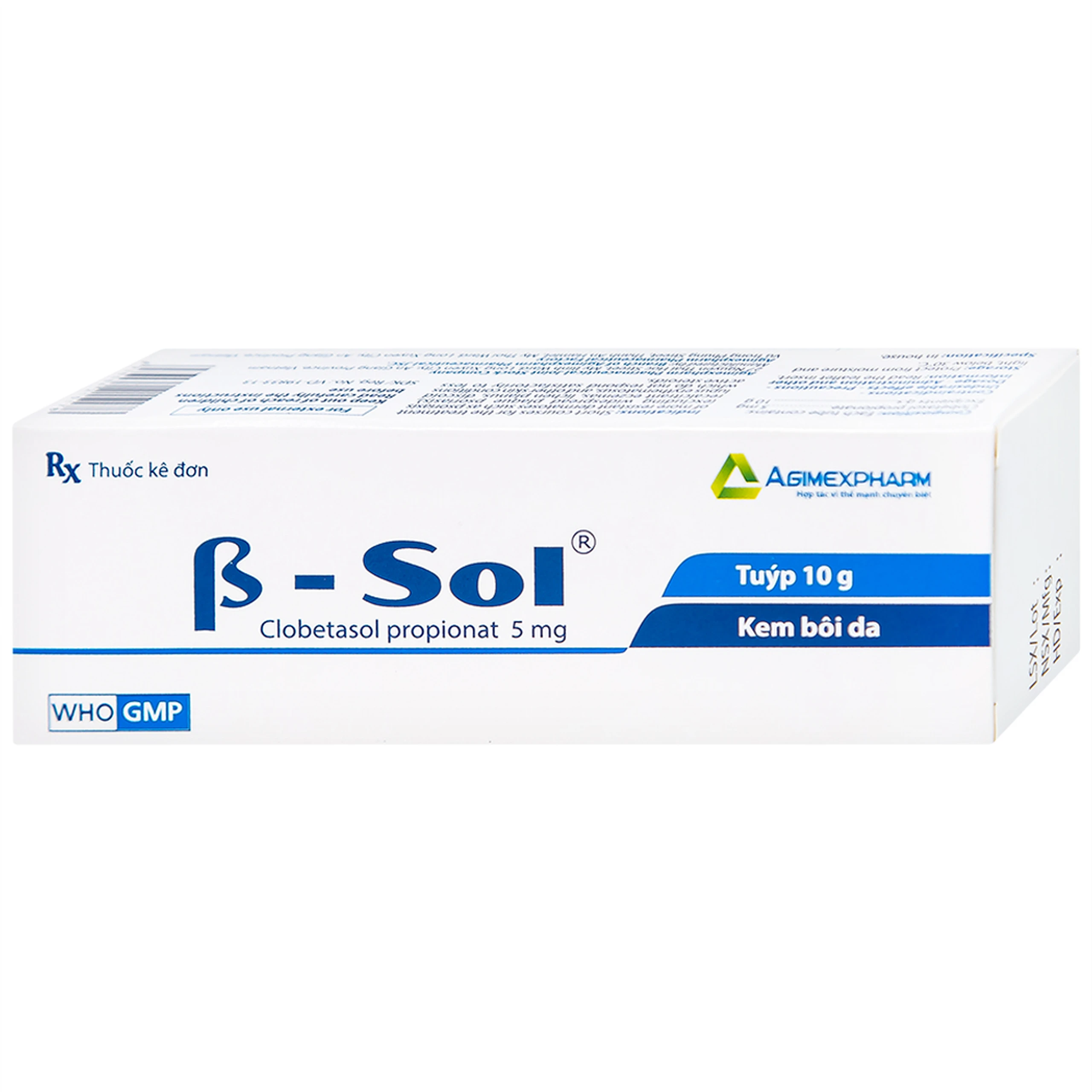 Kem bôi da B- Sol Agimexpharm điều trị vảy nến, chàm (10g)