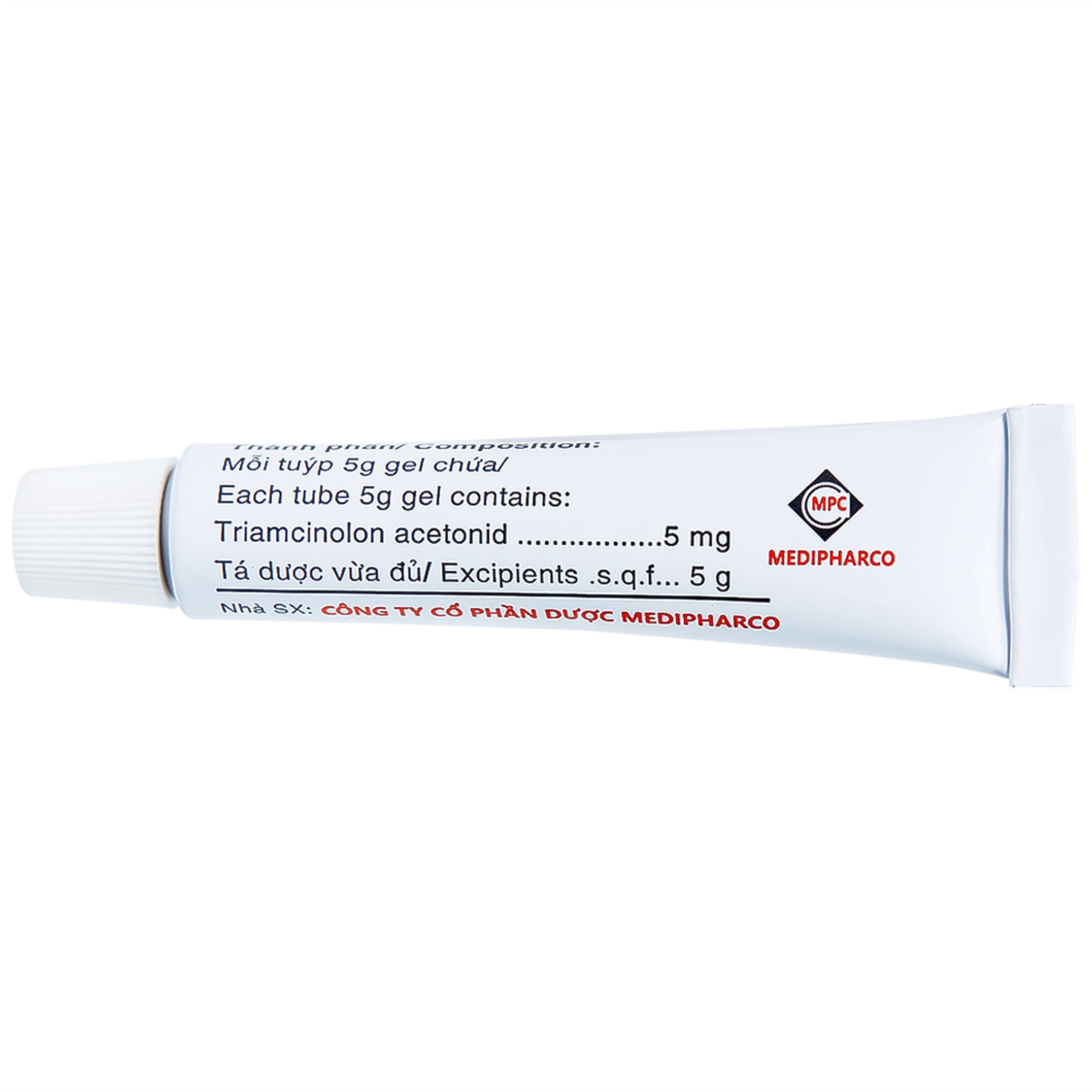 Gel bôi niêm mạc miệng Mouthpaste Medipharco giảm viêm, tổn thương (5g)