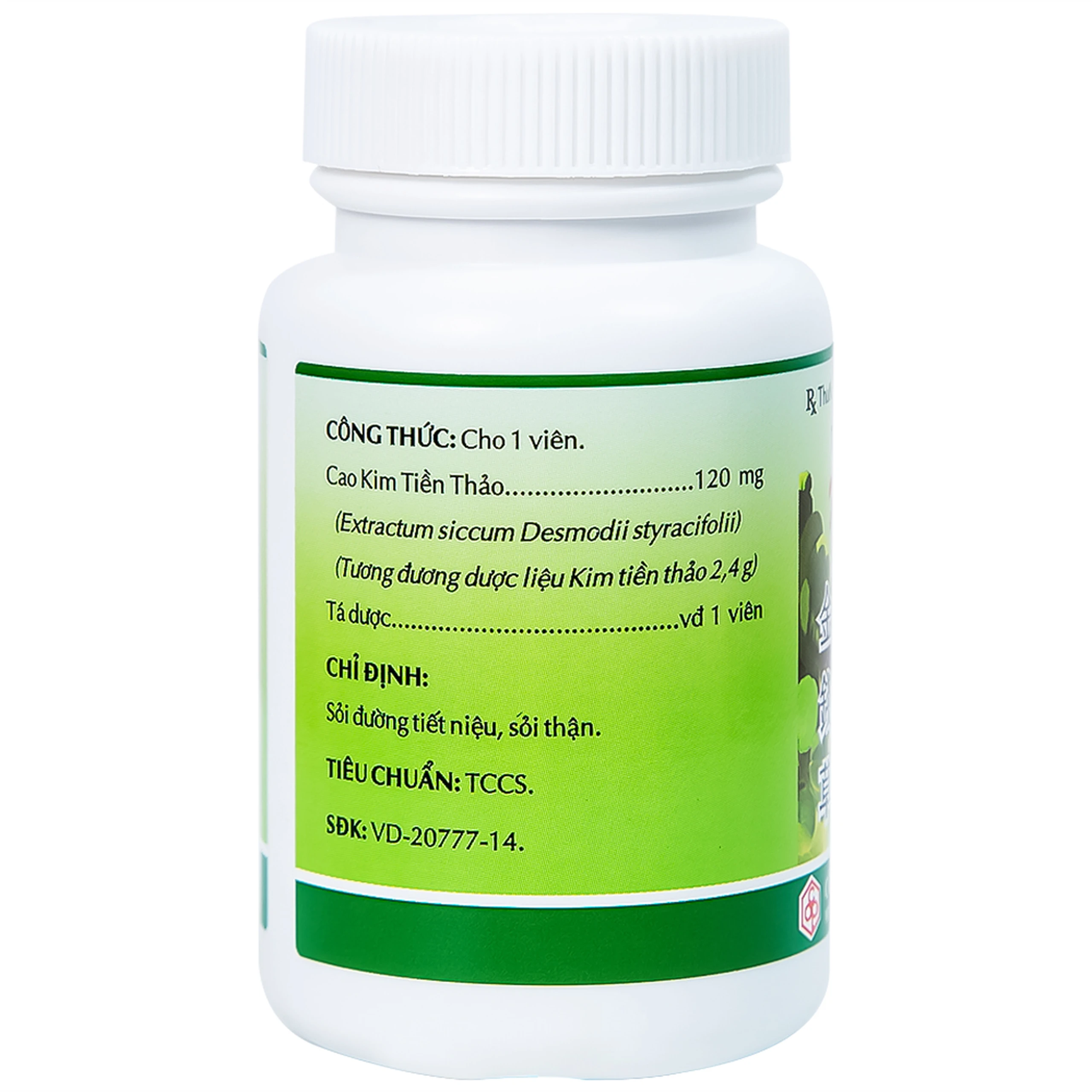 Thuốc trị sỏi thận Kim Tiền Thảo OPC hỗ trợ điều trị sỏi đường tiết niệu, sỏi thận (100 viên)