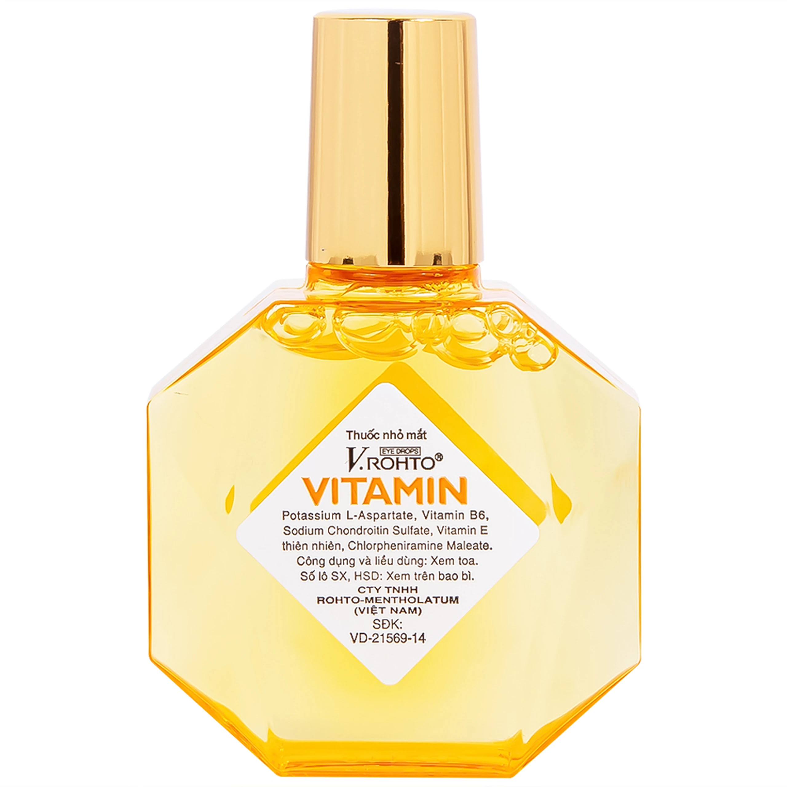 Thuốc nhỏ mắt V.Rohto Vitamin hỗ trợ cải thiện tình trạng giảm thị lực, mắt mờ (13ml)