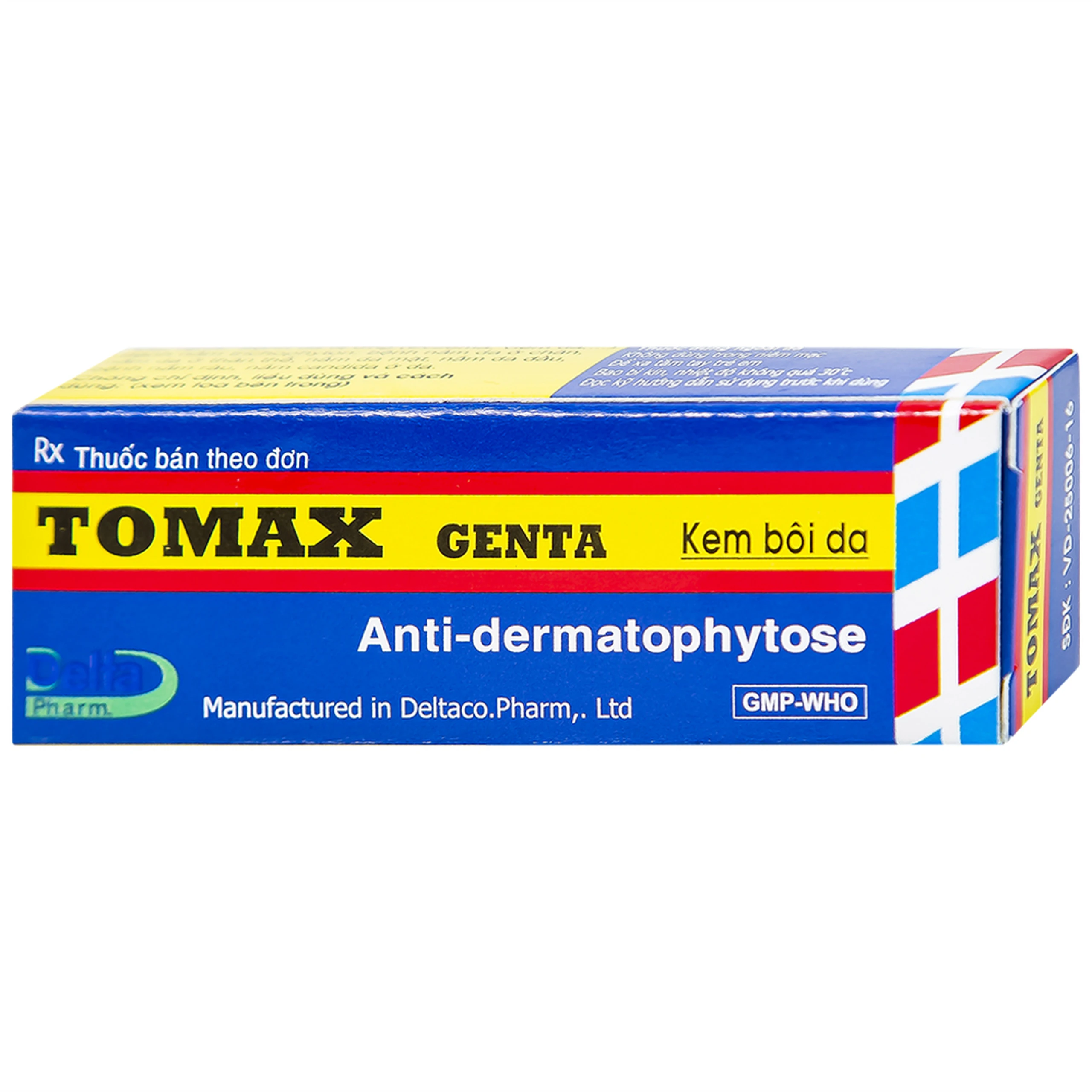 Kem bôi da Tomax Genta Detapharm điều trị bệnh da dị ứng (6g)