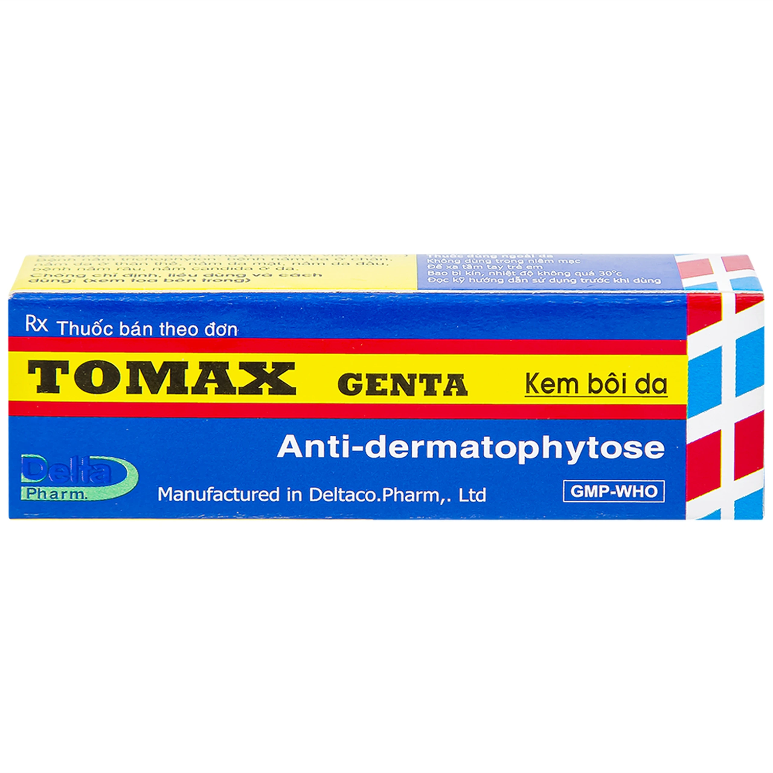 Kem bôi da Tomax Genta Detapharm điều trị bệnh da dị ứng (6g)
