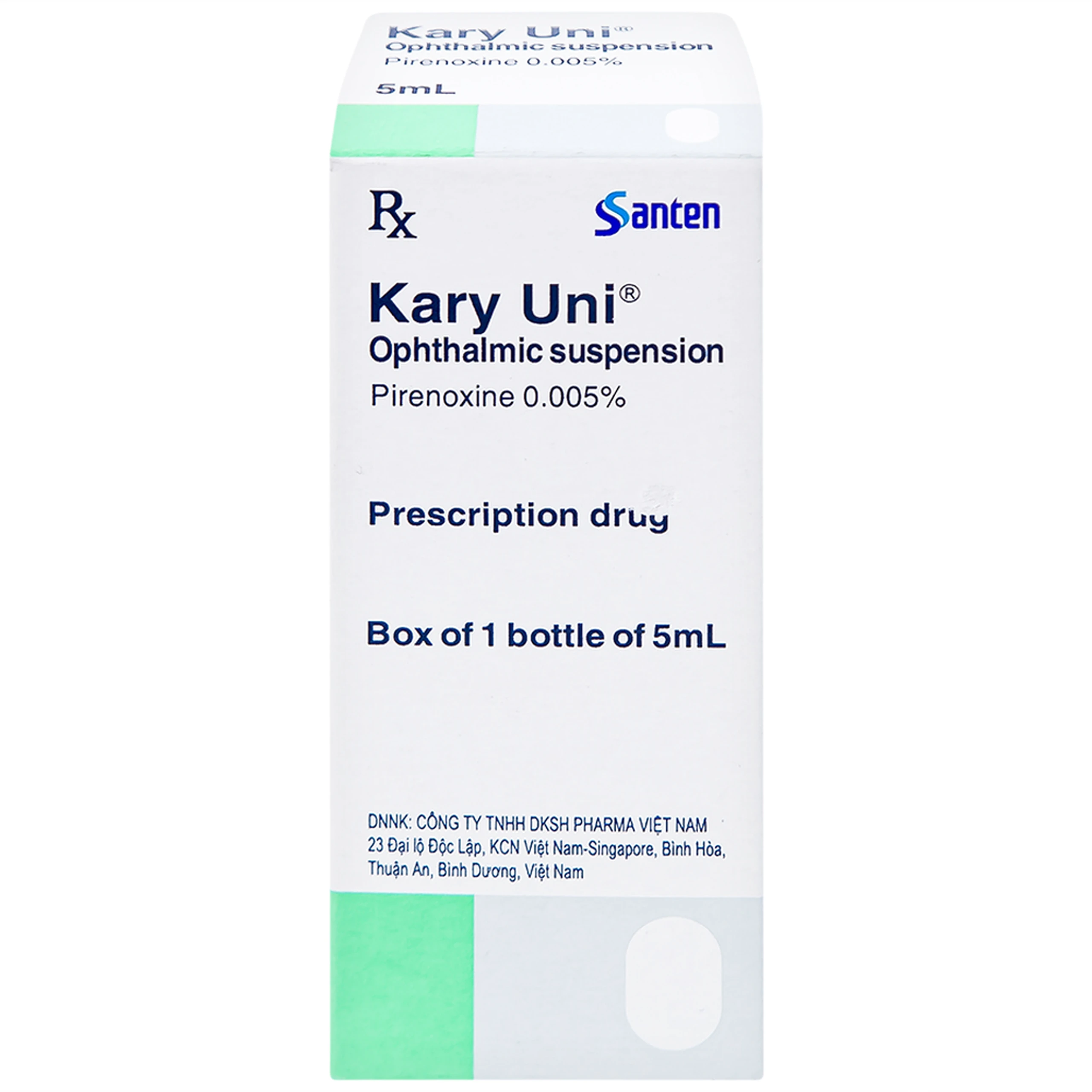 Thuốc nhỏ mắt Kary Uni Santen điều trị đục thủy tinh thể mới phát (5ml)