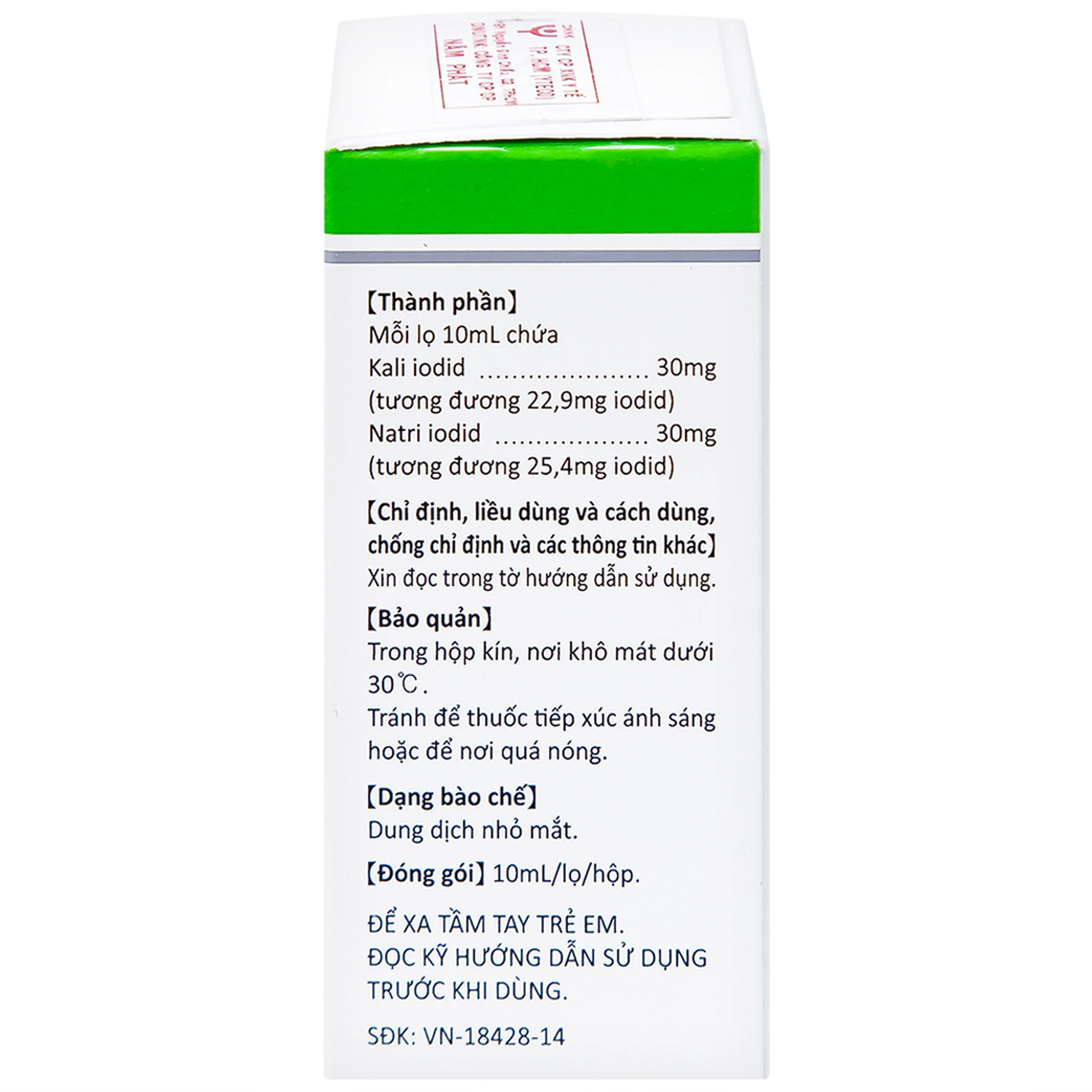 Thuốc tra mắt Posod Hanlim dùng cho bệnh bị đục, xuất huyết pha lê thể, cận thị (10ml)